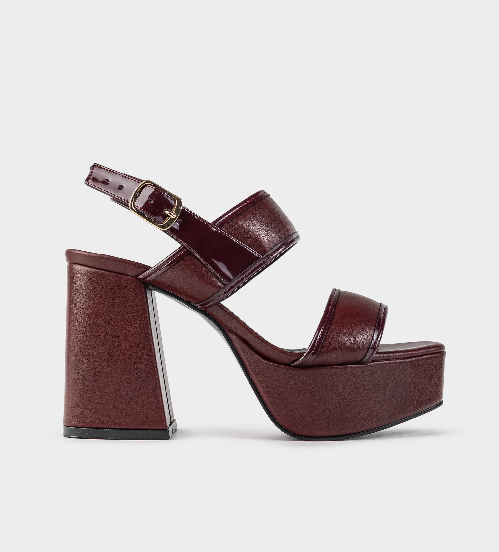 SANDALIA PLATAFORMA XL VINO