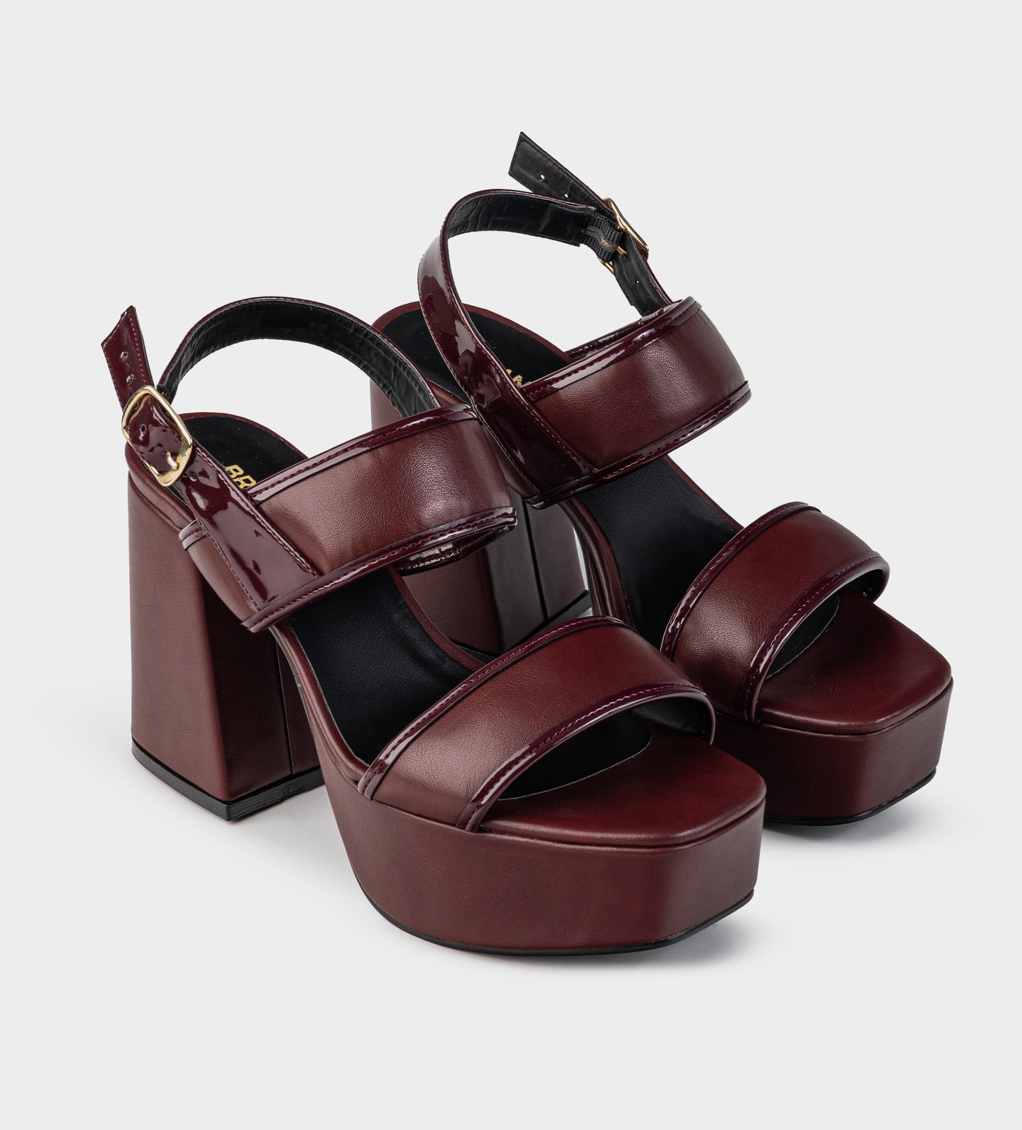 SANDALIA PLATAFORMA XL VINO