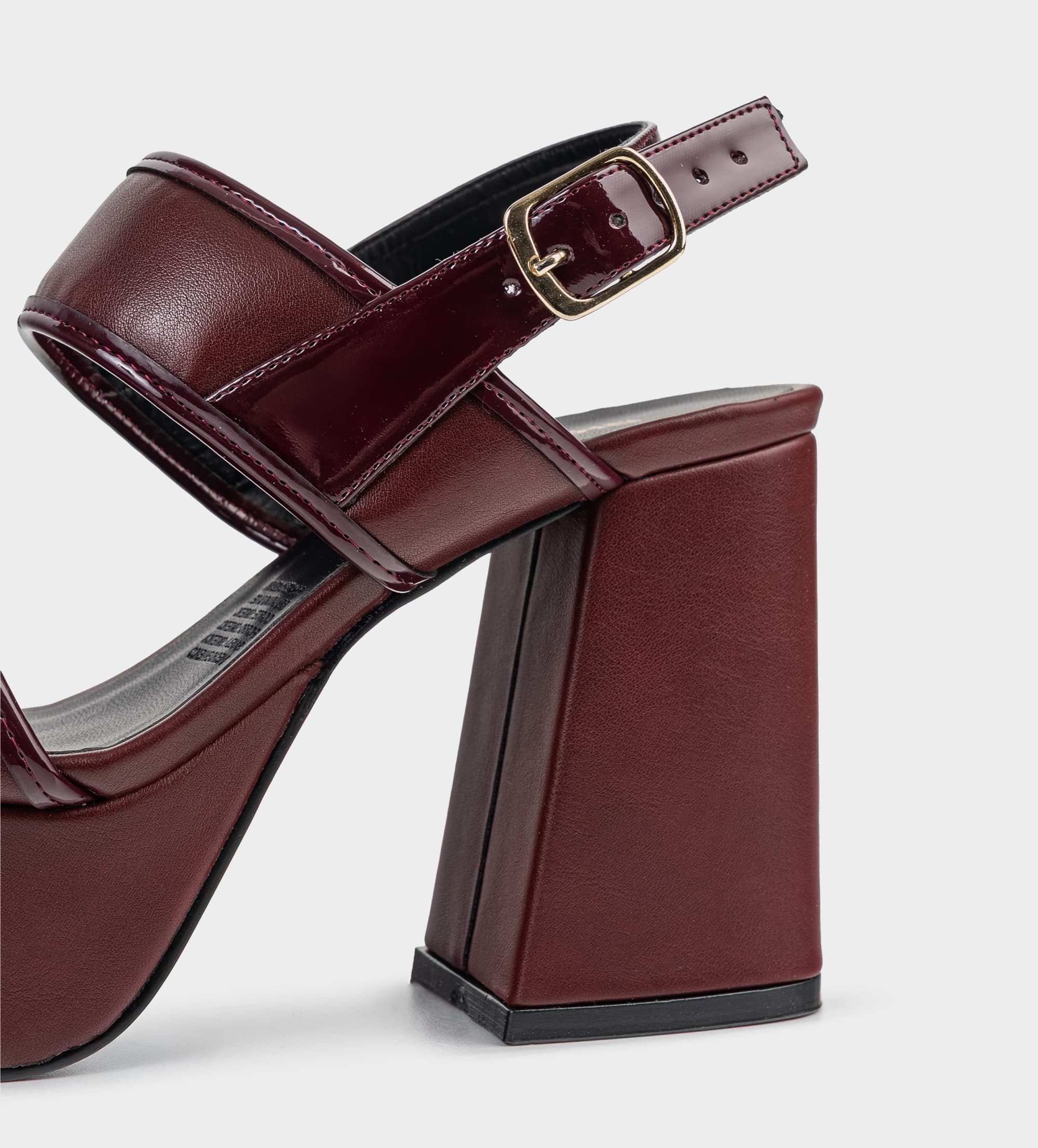 SANDALIA PLATAFORMA XL VINO