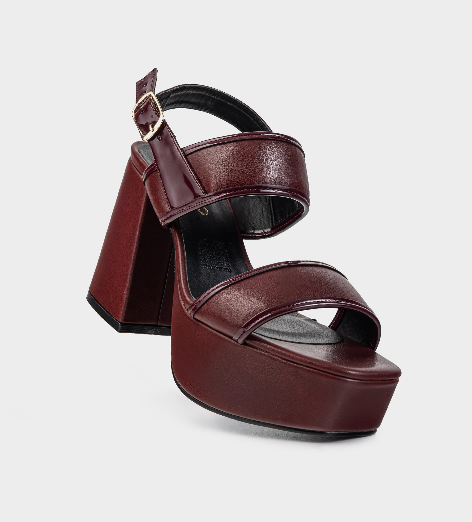 SANDALIA PLATAFORMA XL VINO