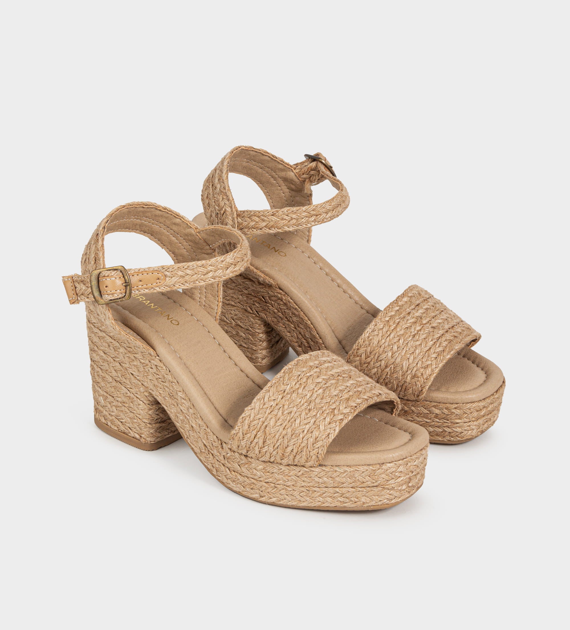 SANDALIA PLATAFORMA YUTE BEIGE