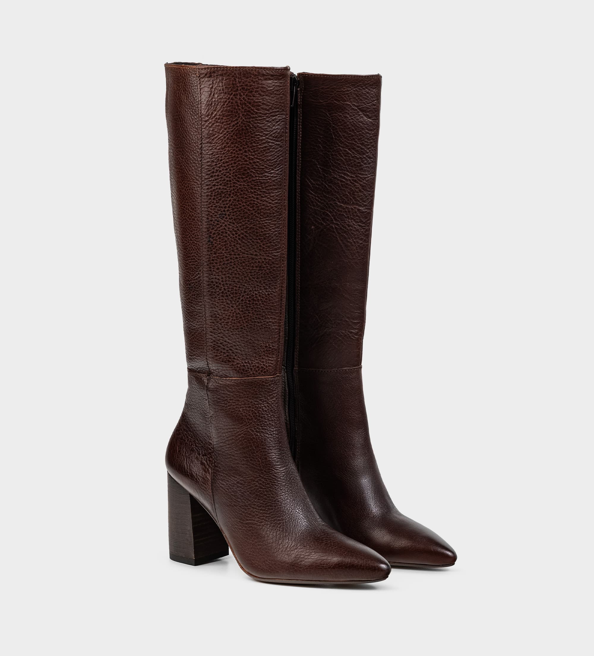 BOTA ALTA PIEL CAFÉ