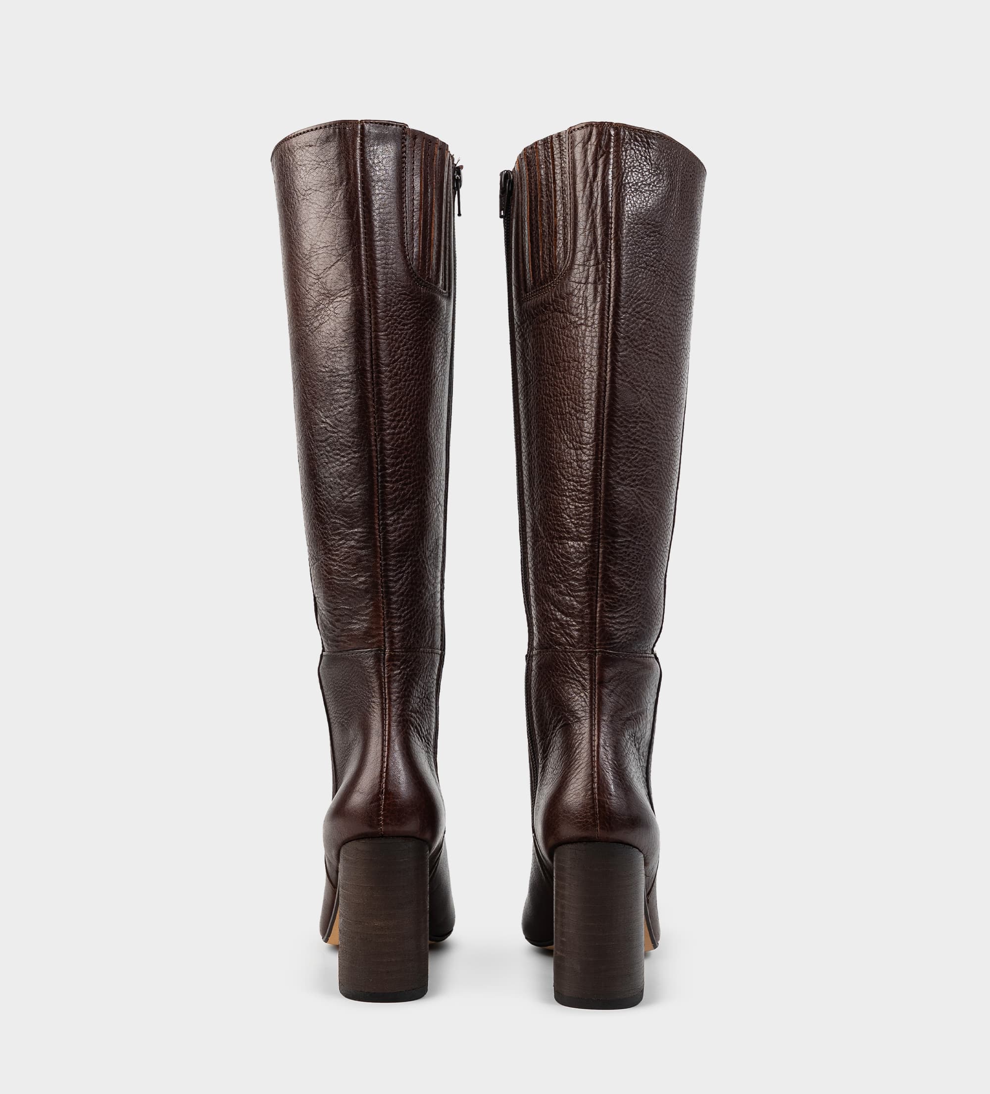 BOTA ALTA PIEL CAFÉ