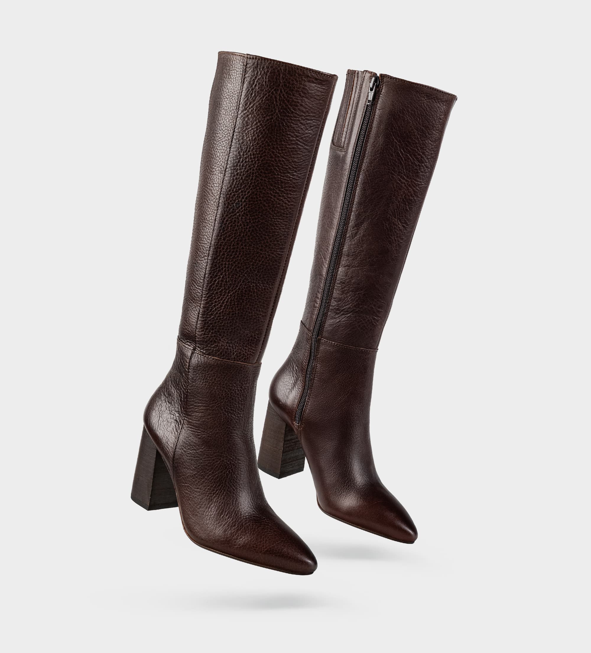 BOTA ALTA PIEL CAFÉ