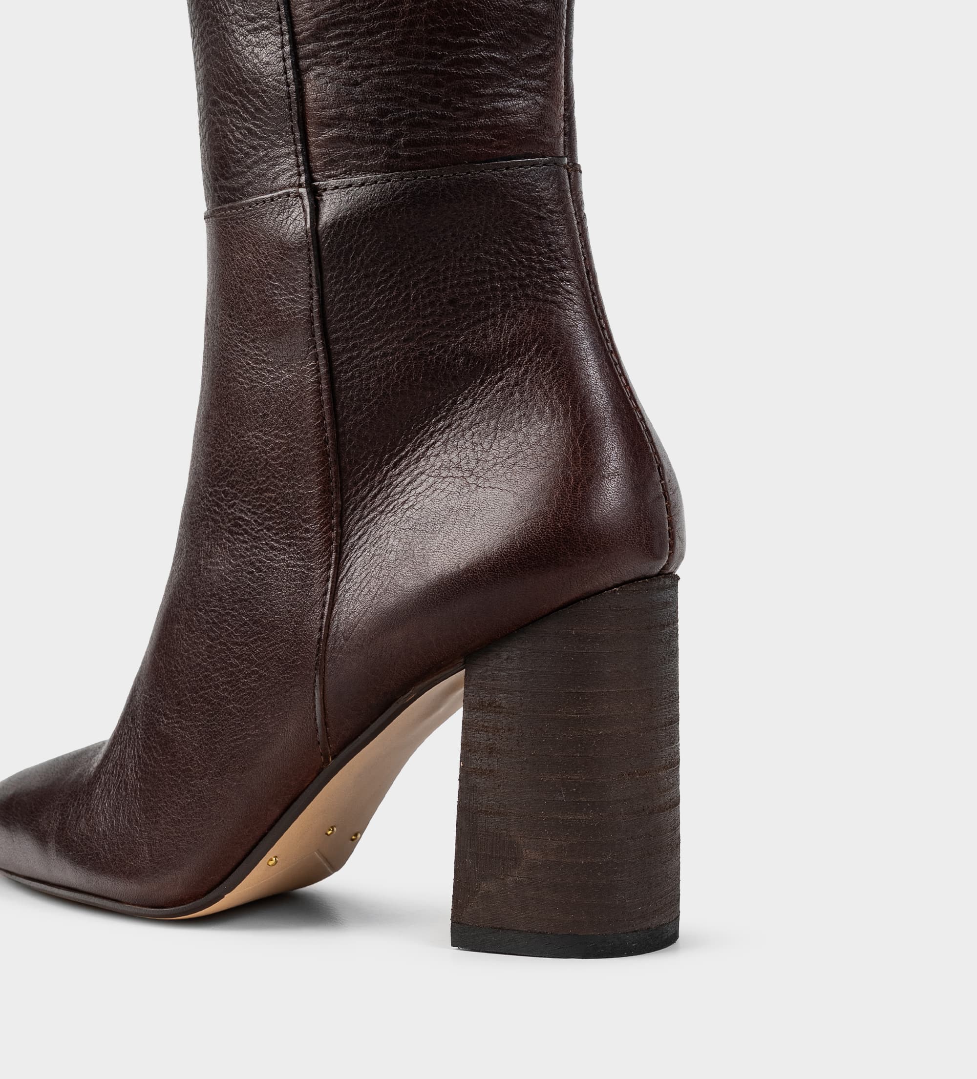 BOTA ALTA PIEL CAFÉ