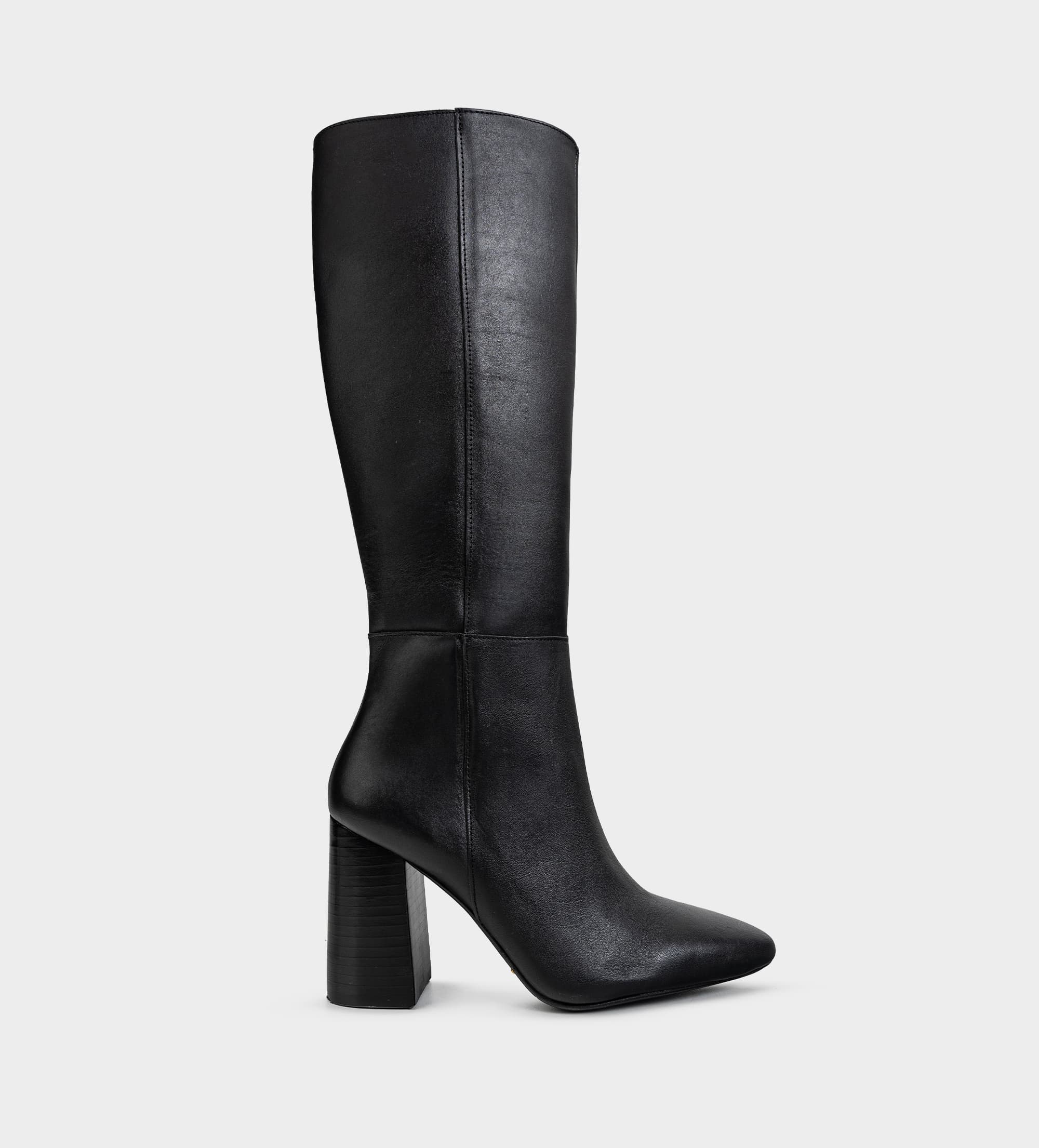 BOTA ALTA PIEL NEGRO