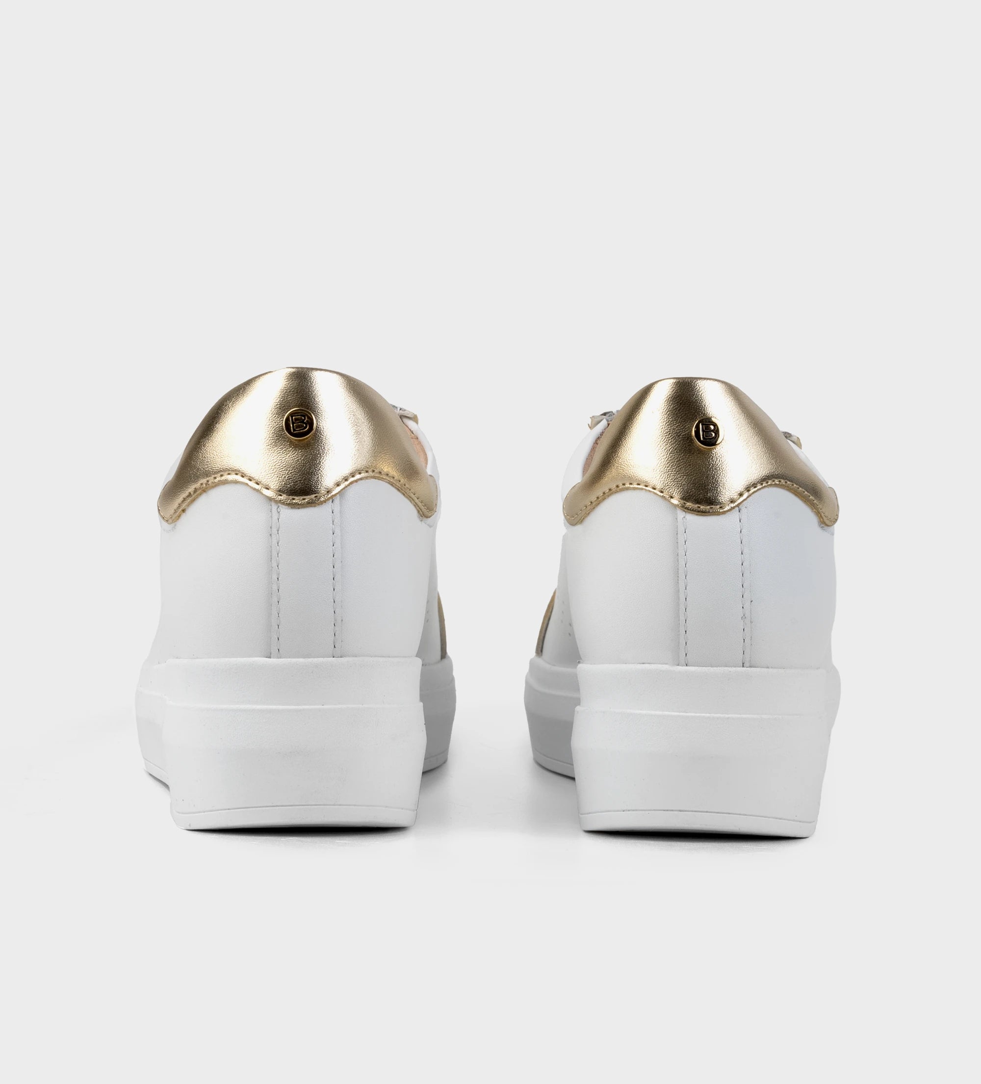 SNEAKER PLATAFORMA PIEL BLANCO