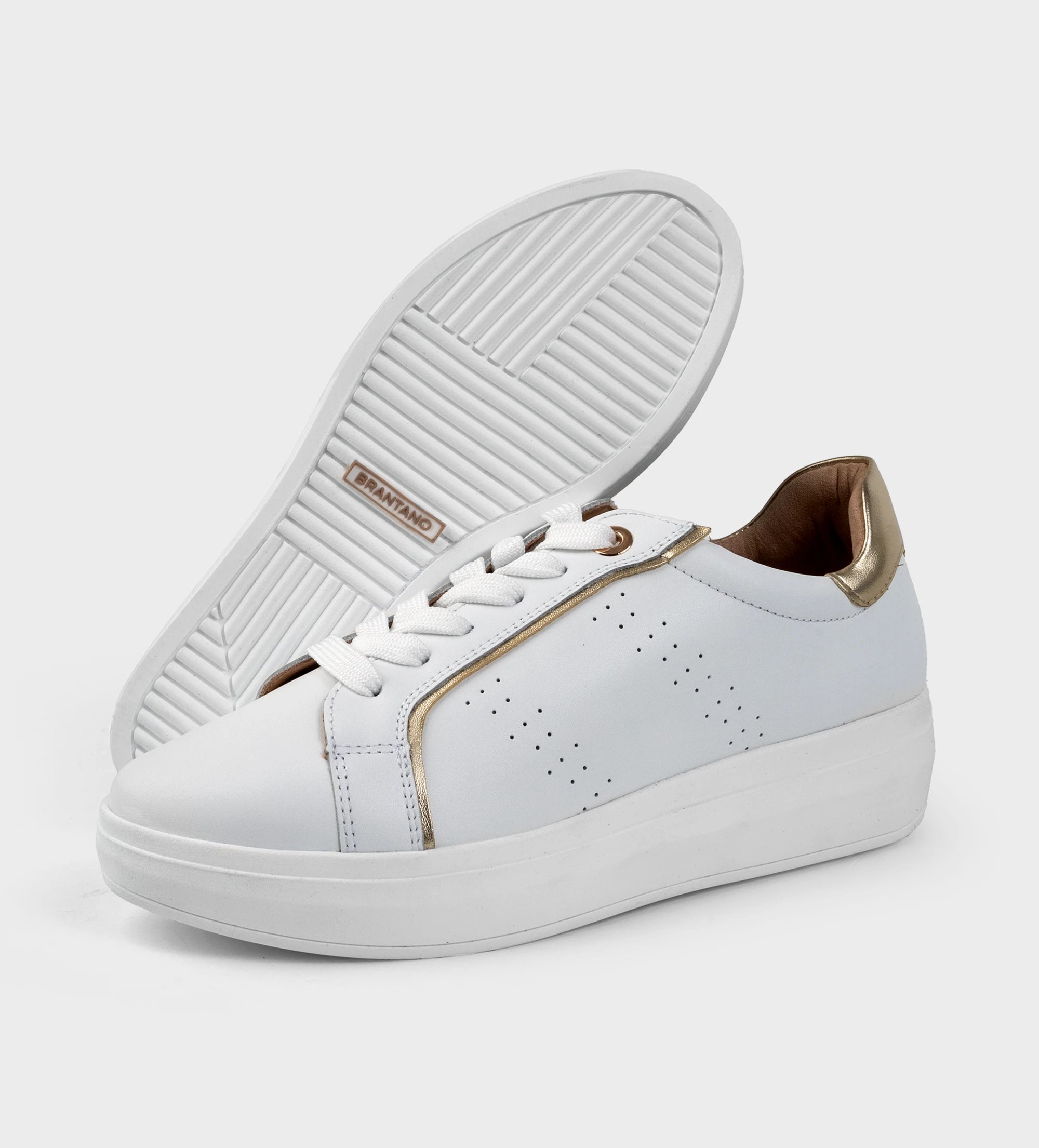 SNEAKER PLATAFORMA PIEL BLANCO