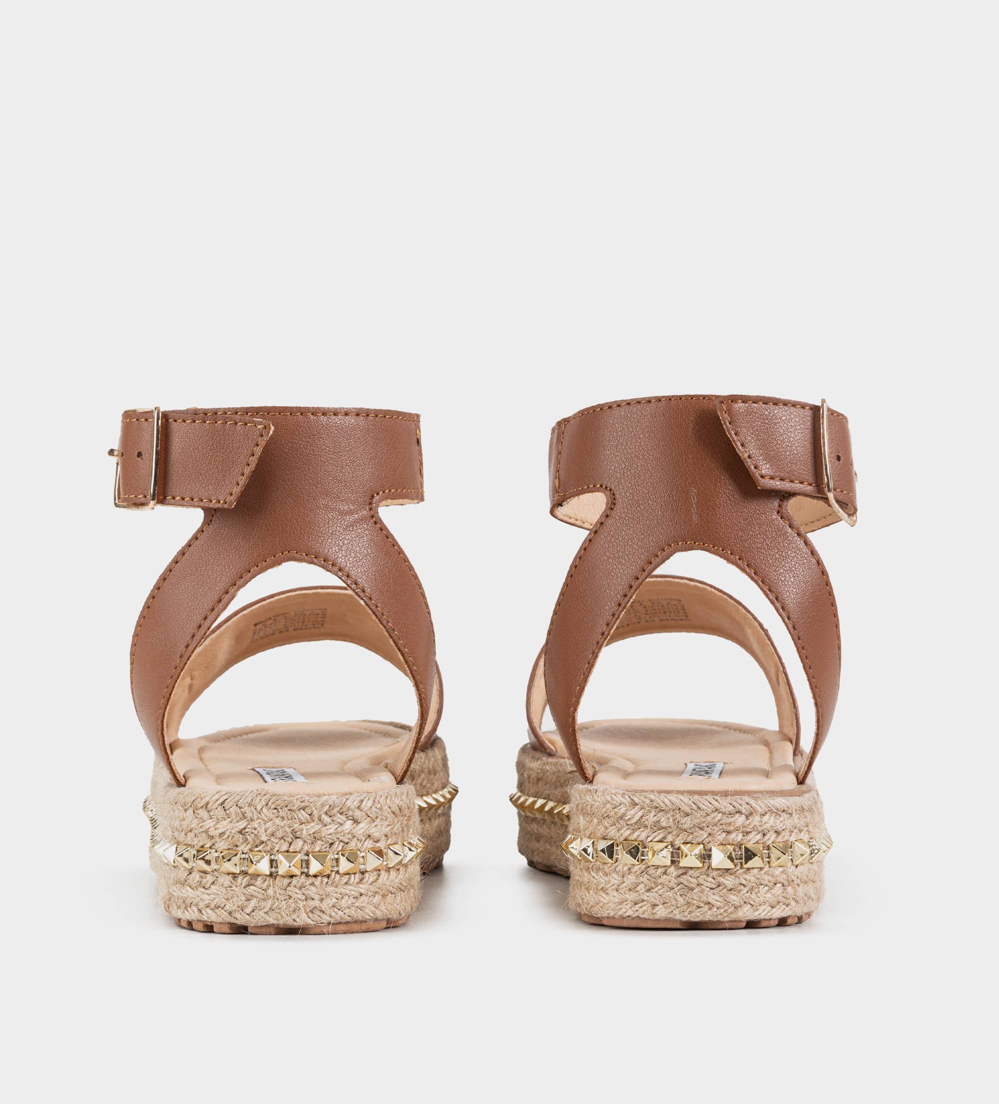 SANDALIA FLAT YUTE CAMEL