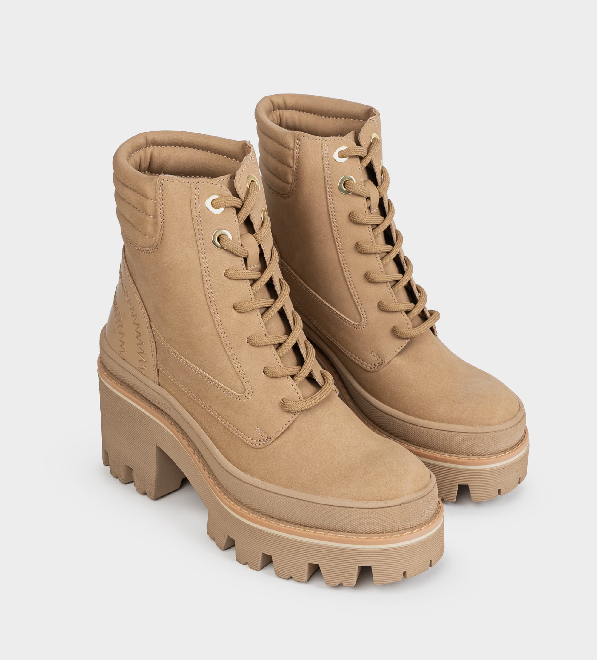 Botines Flexi Botas Zapatos De Tacon Con Agujetas BOTÍN TRACK