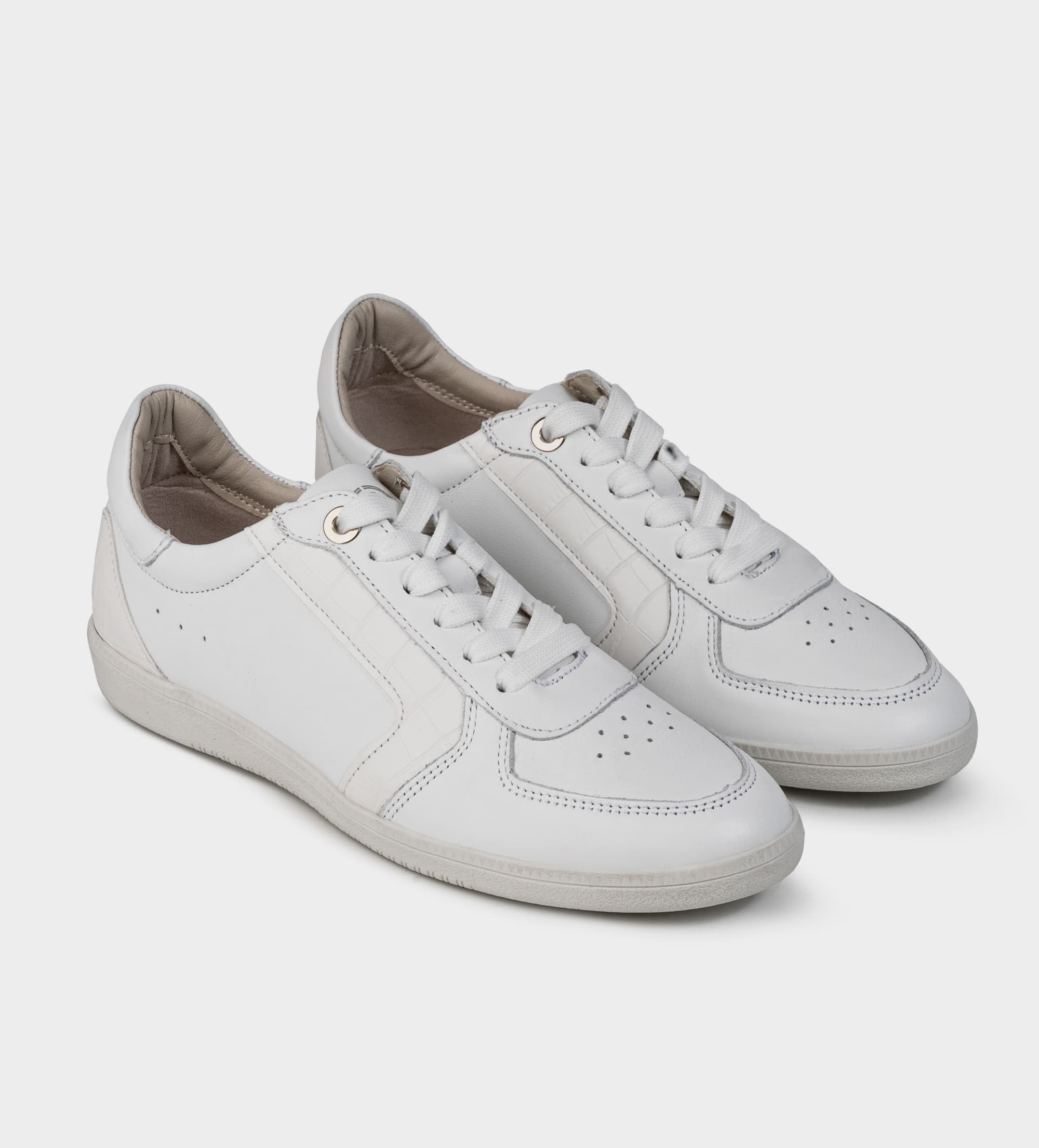 SNEAKER CASUAL PIEL BLANCO