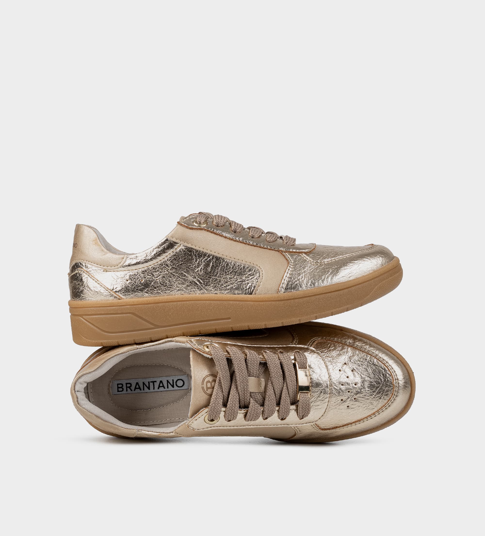 SNEAKER CASUAL ORO BEIGE