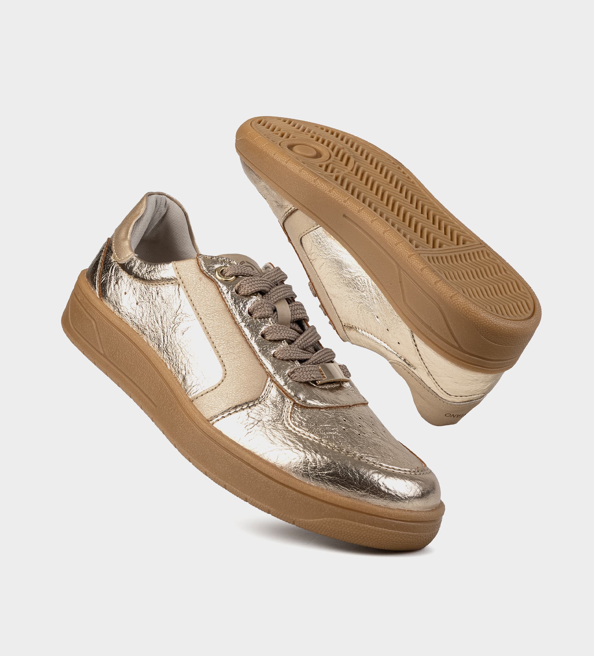 SNEAKER CASUAL ORO BEIGE