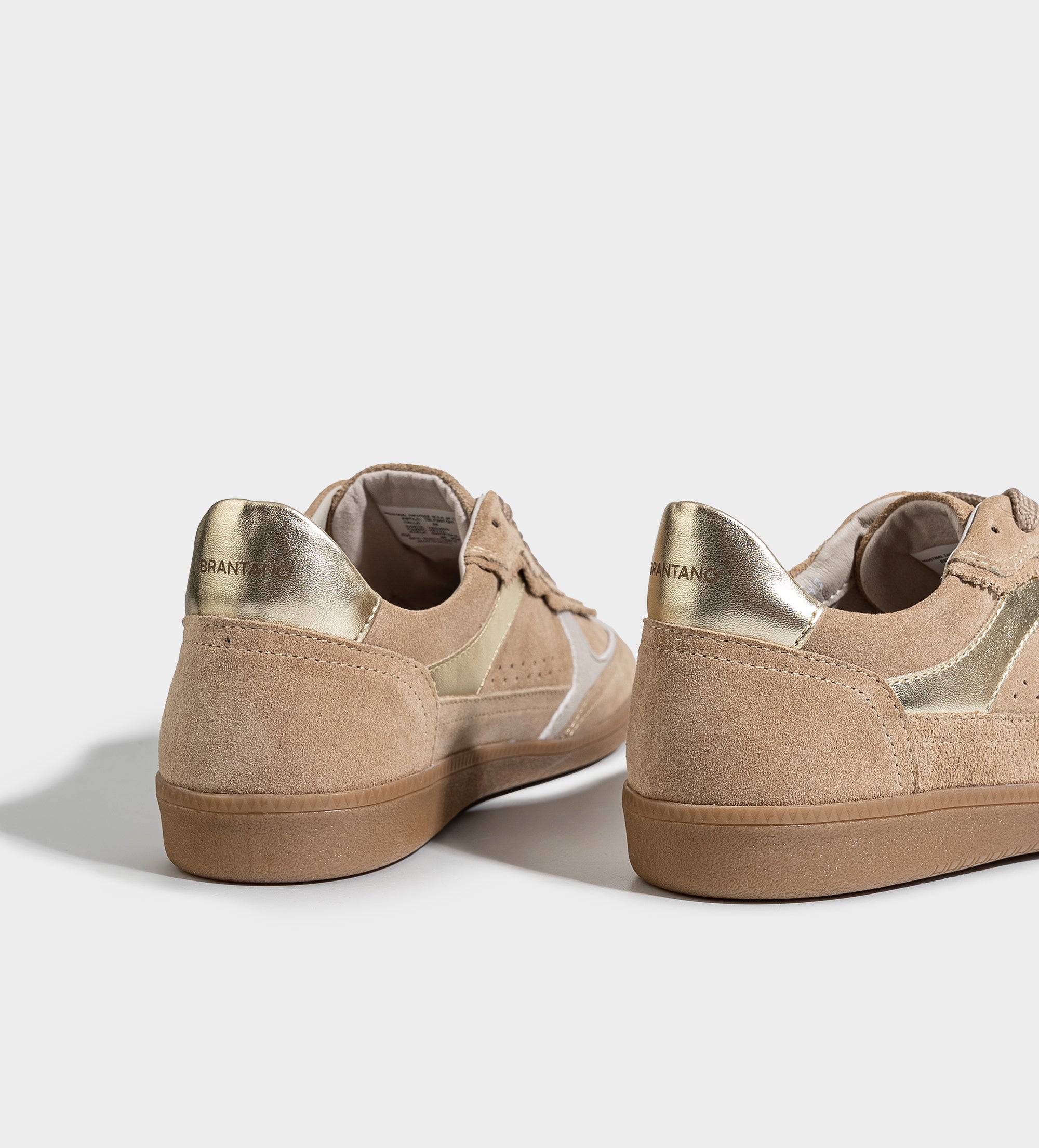 SNEAKER RETRO GAMUZA PIEL BEIGE
