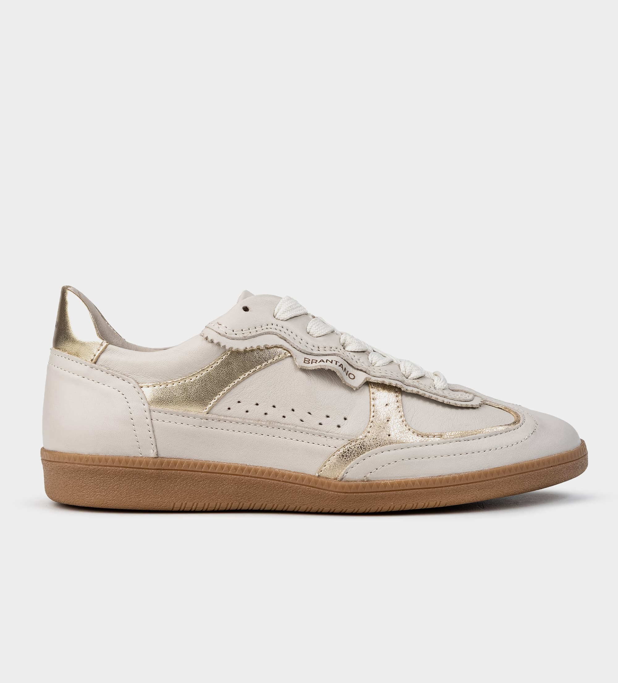 SNEAKER RETRO CASUAL PIEL BLANCO