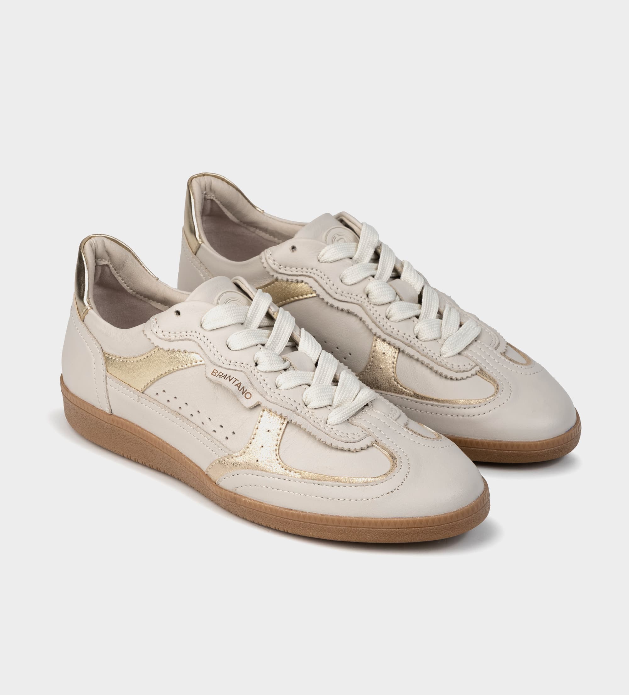 SNEAKER RETRO CASUAL PIEL BLANCO