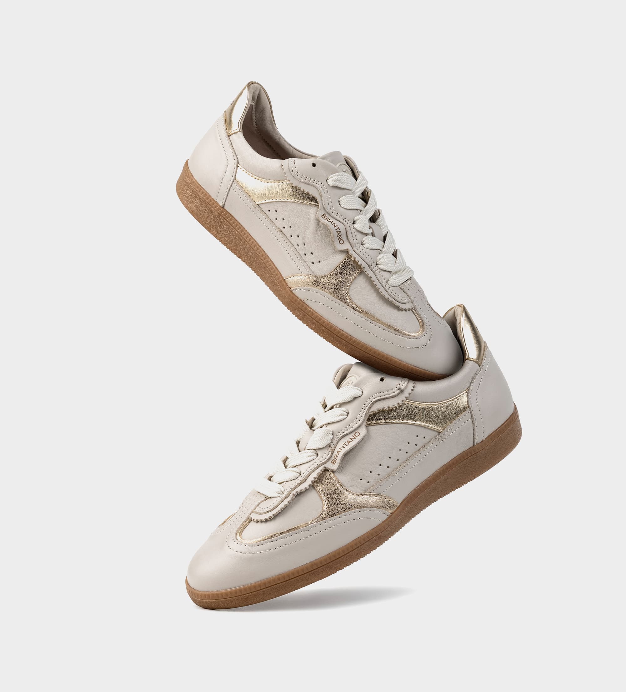SNEAKER RETRO CASUAL PIEL BLANCO