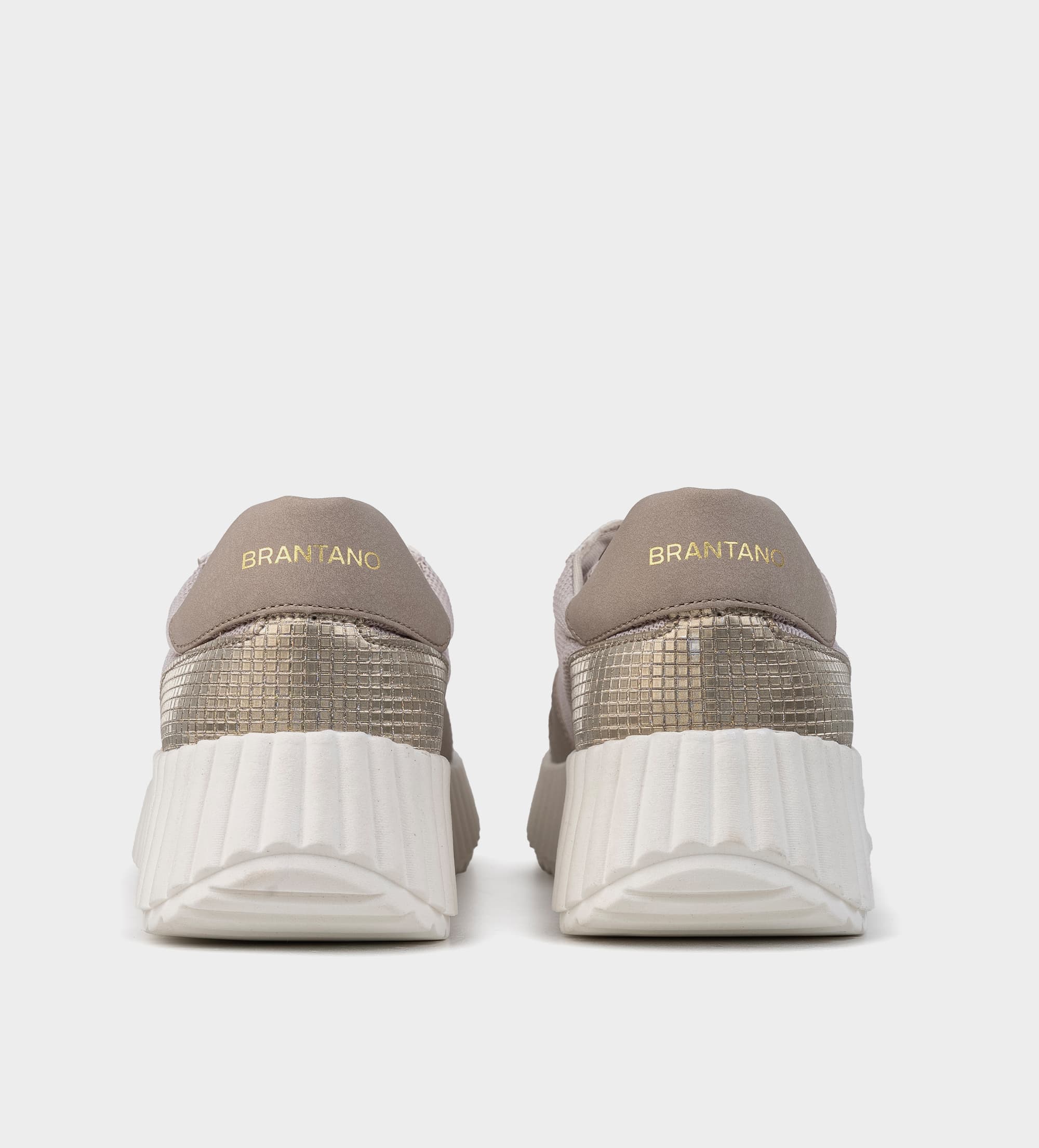 SNEAKERS PLATAFORMA TEXTIL BEIGE