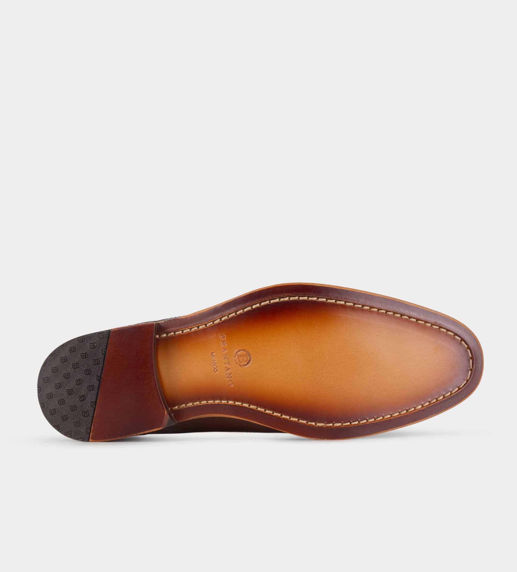 ZAPATO DE VESTIR WINGTIP PIEL CAFÉ