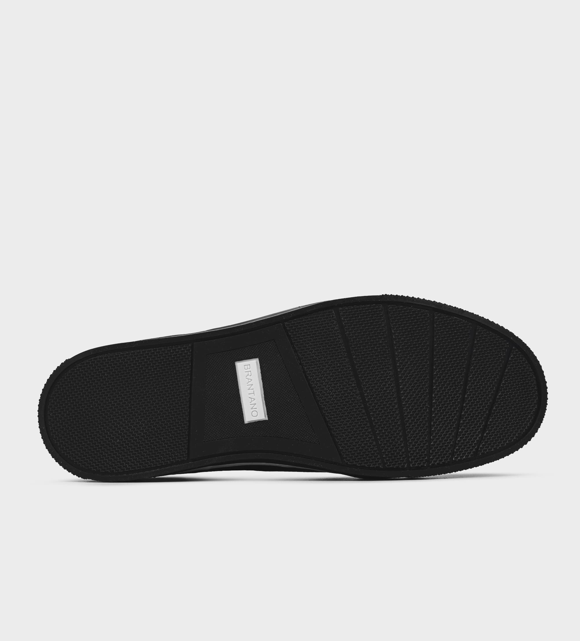 SNEAKERS CASUAL CALCETÍN PIEL NEGRO