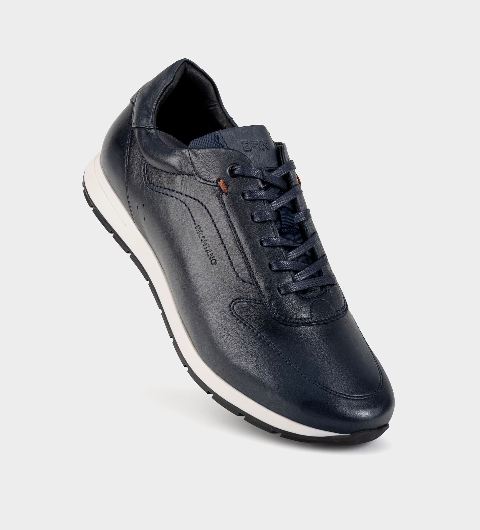 SNEAKER CASUAL PIEL AZUL