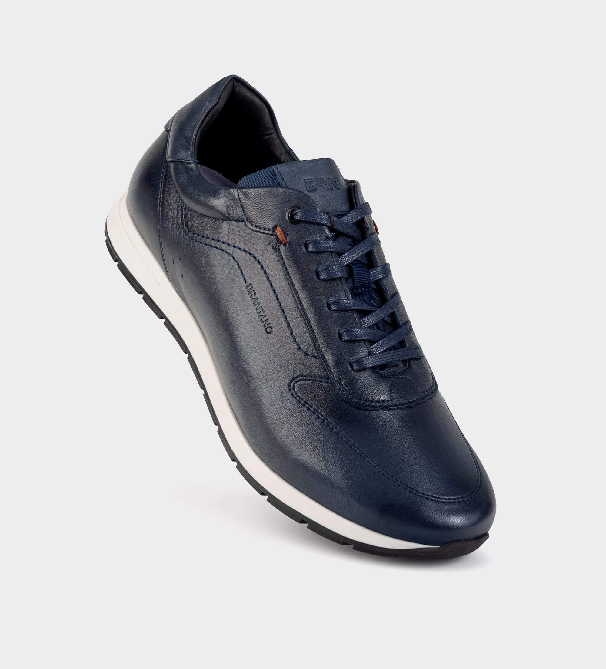 SNEAKER CASUAL PIEL AZUL