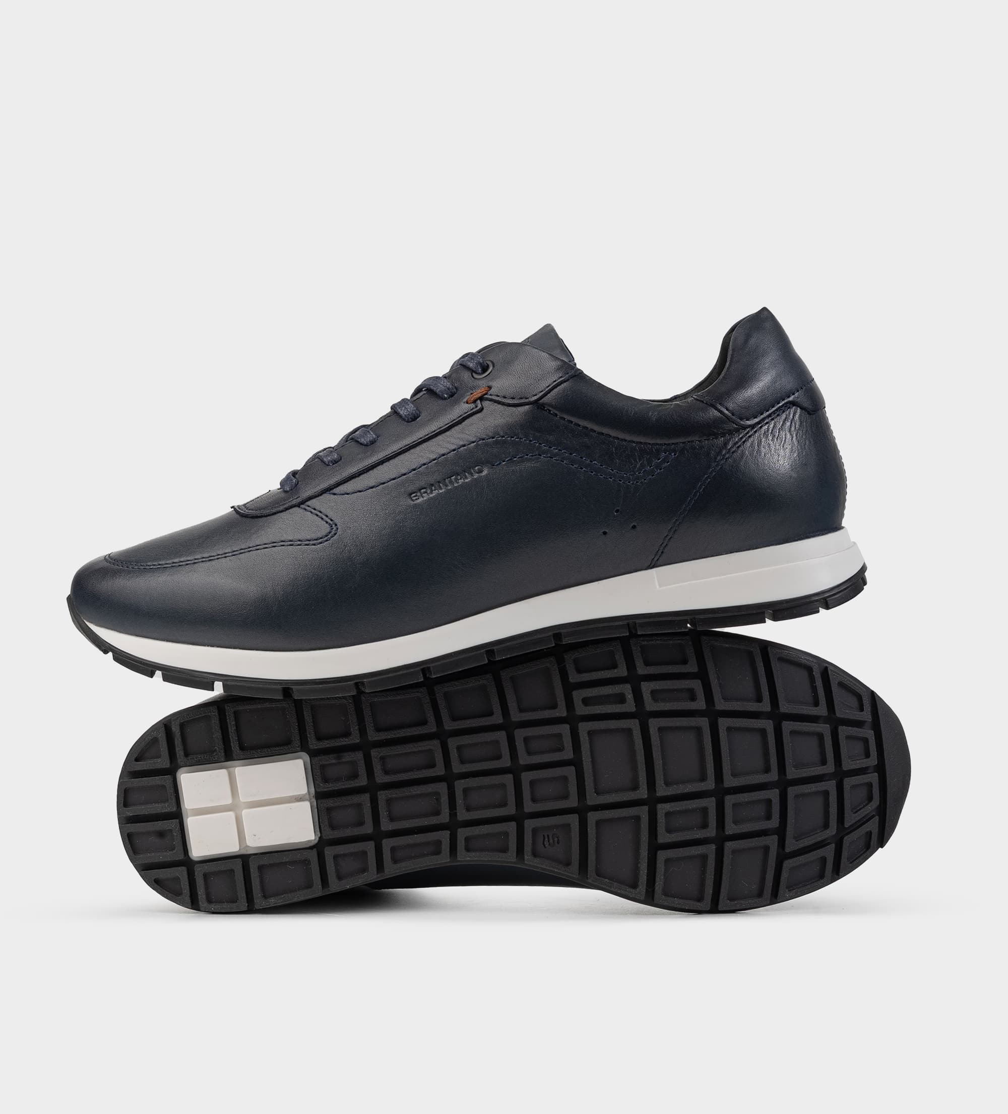 SNEAKER CASUAL PIEL AZUL
