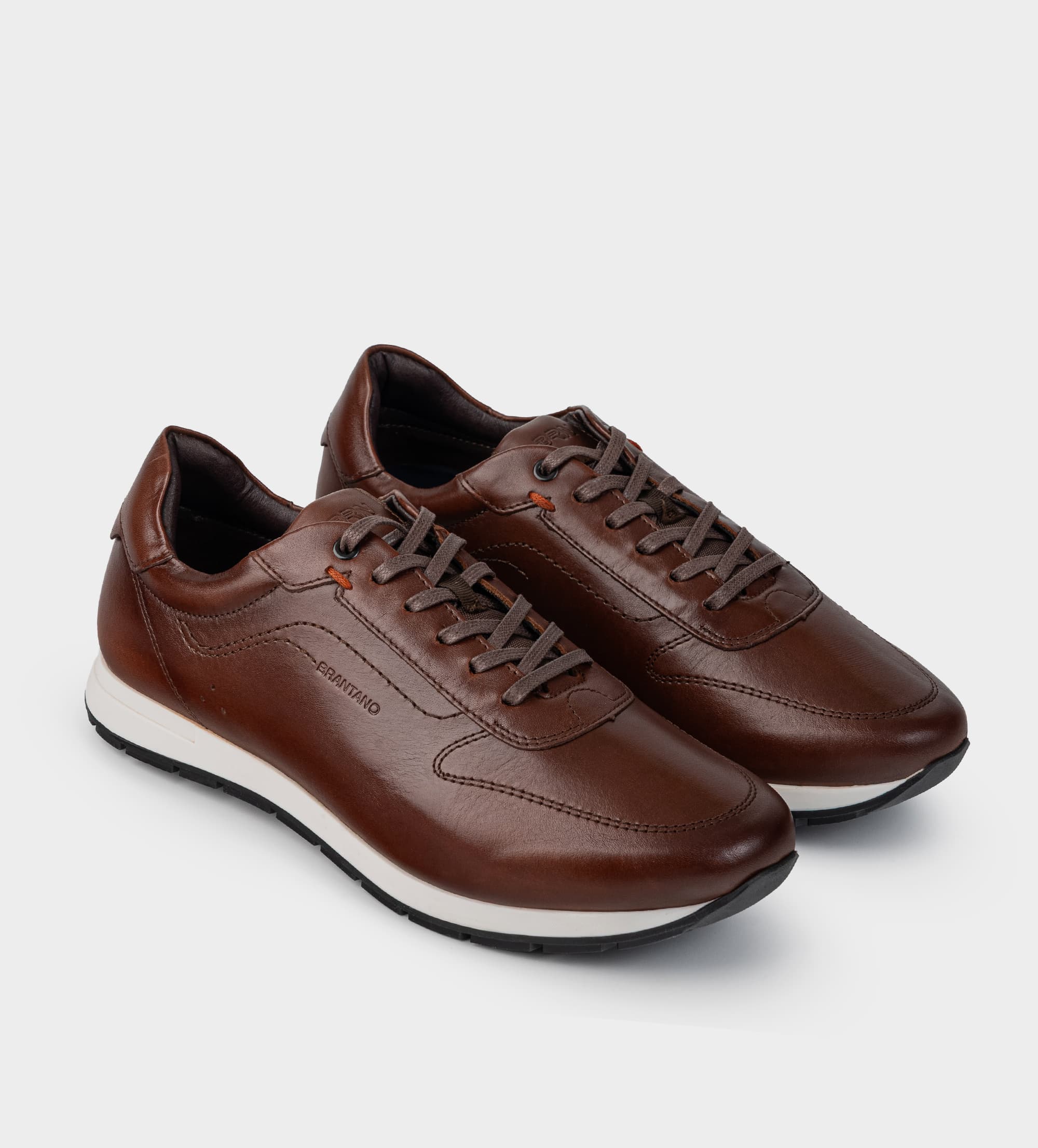 SNEAKER CASUAL PIEL CAFÉ