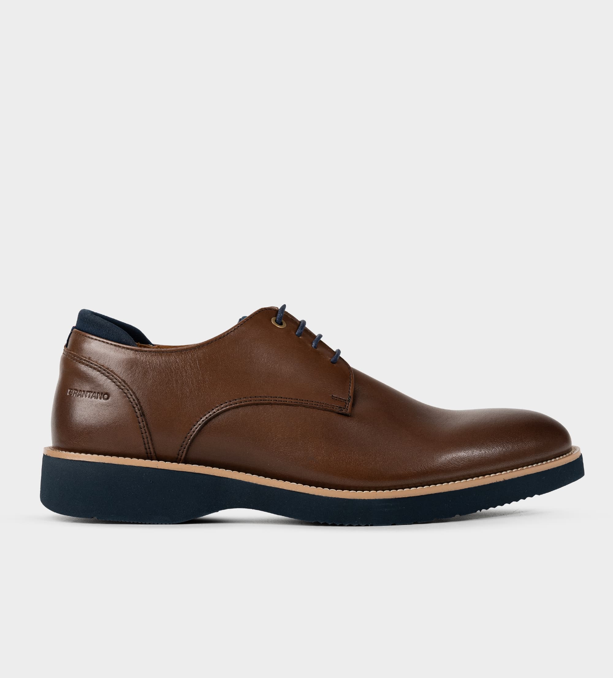 ZAPATO DERBY PIEL CAFÉ