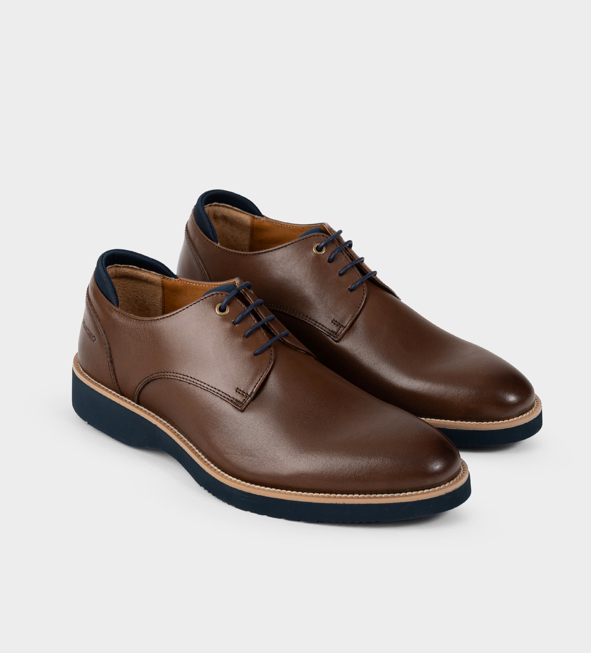 ZAPATO DERBY PIEL CAFÉ