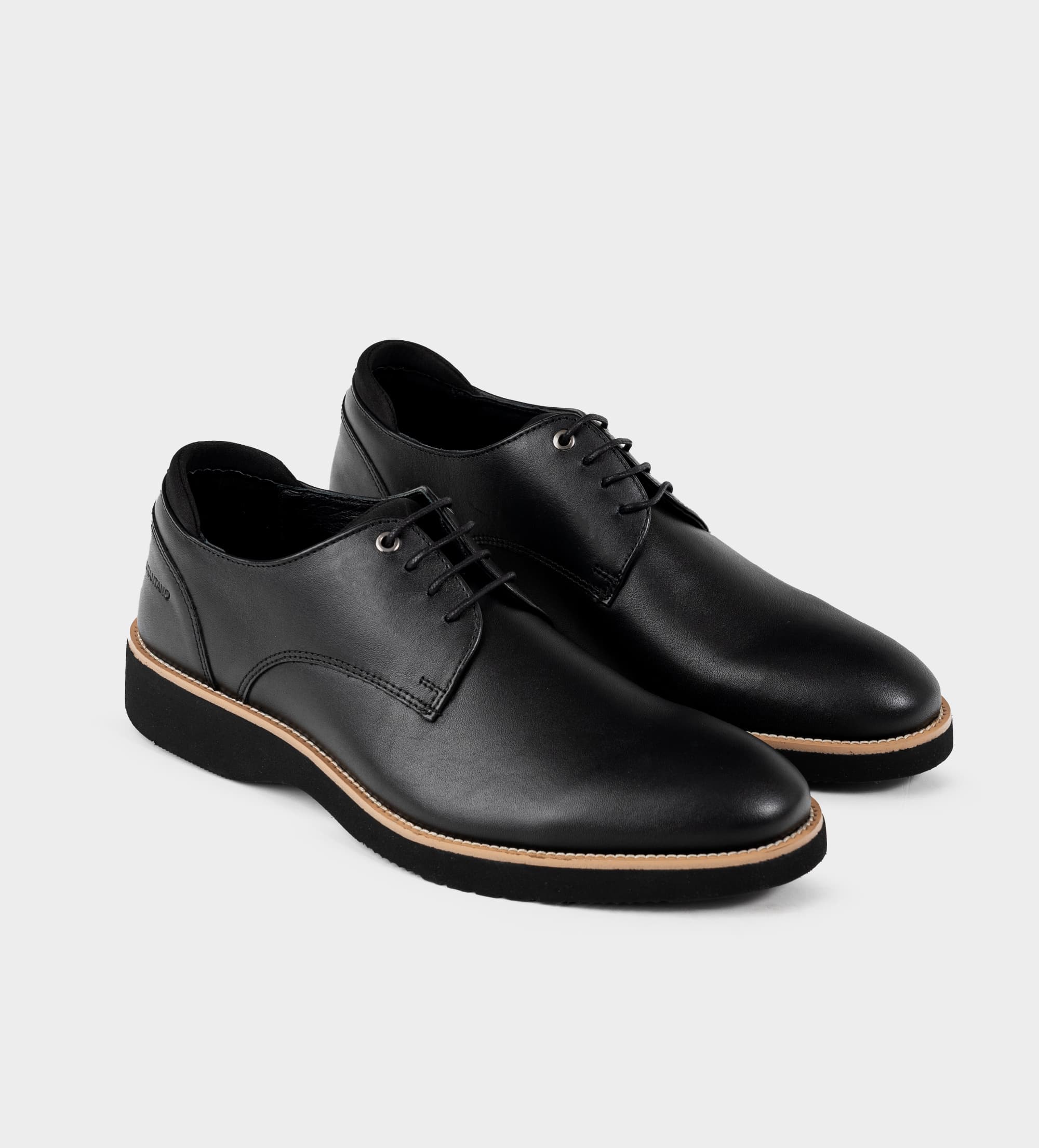 ZAPATO DERBY PIEL NEGRO