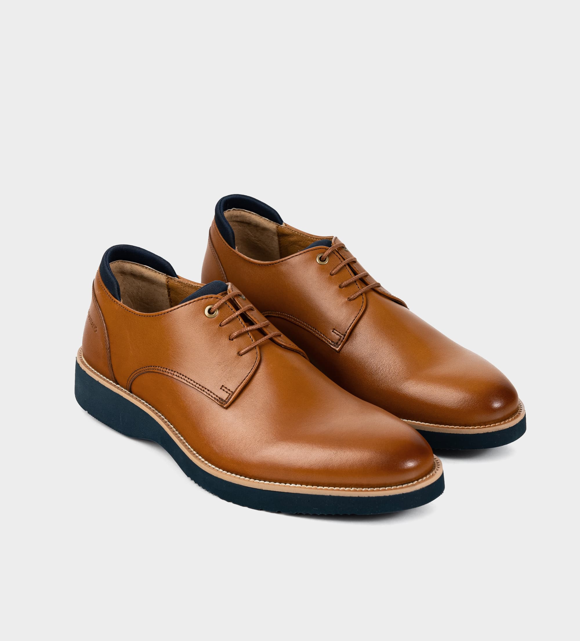 ZAPATO DERBY PIEL MIEL