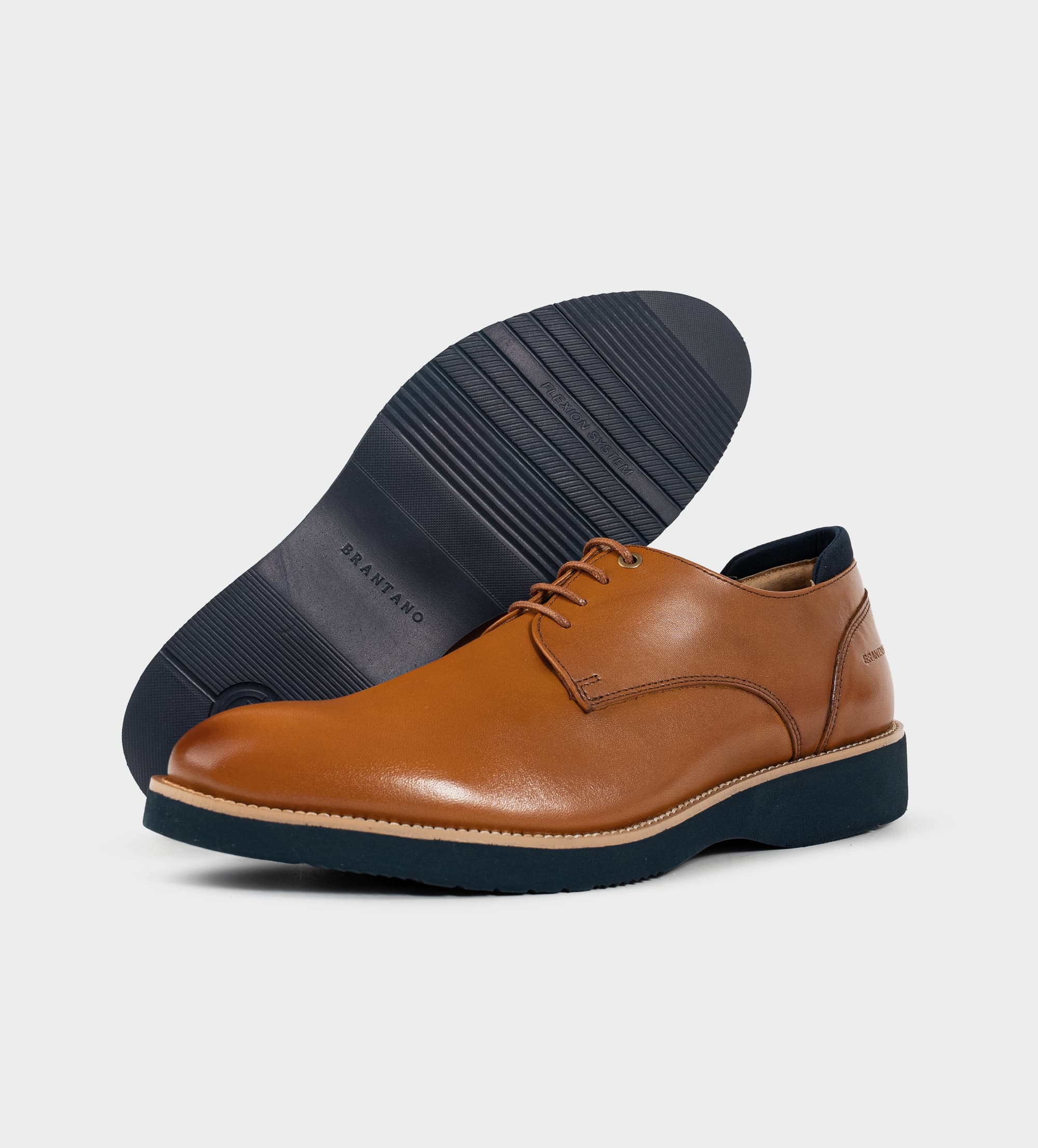 ZAPATO DERBY PIEL MIEL