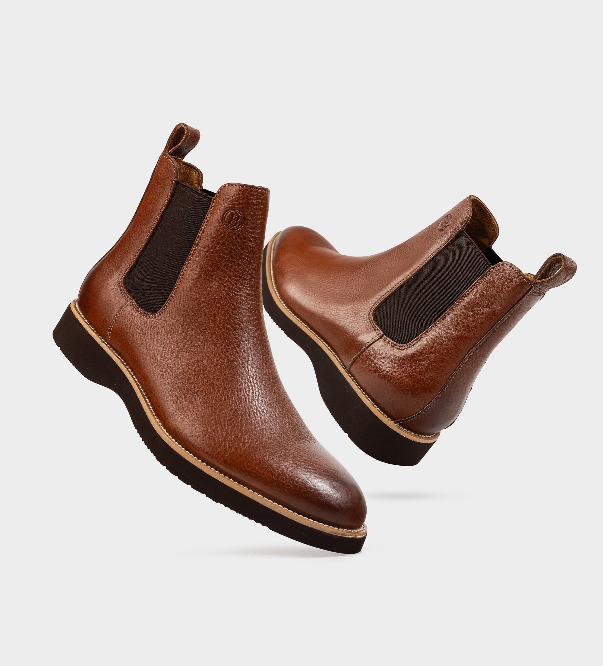 BOTA CHELSEA PIEL MIEL