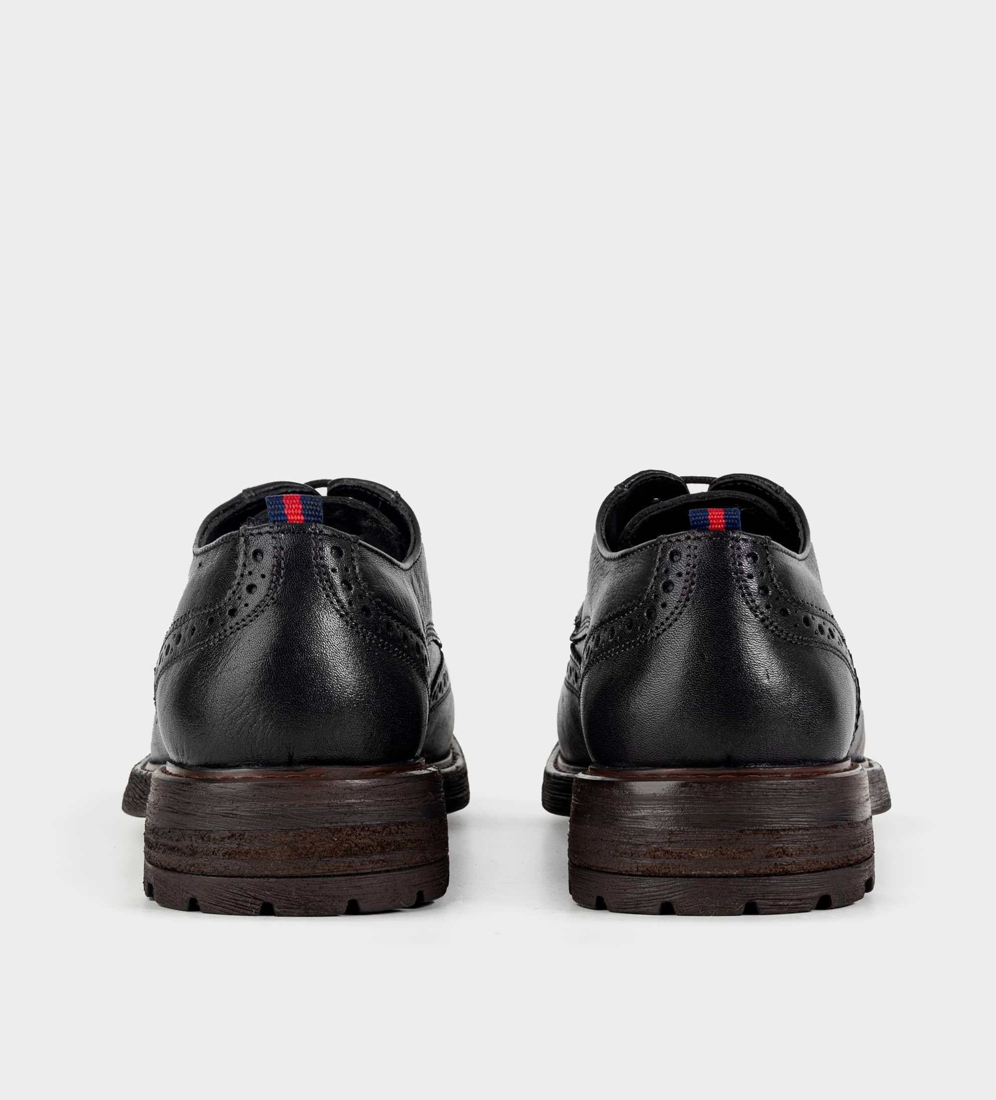 DERBY WINGTIP PIEL NEGRO