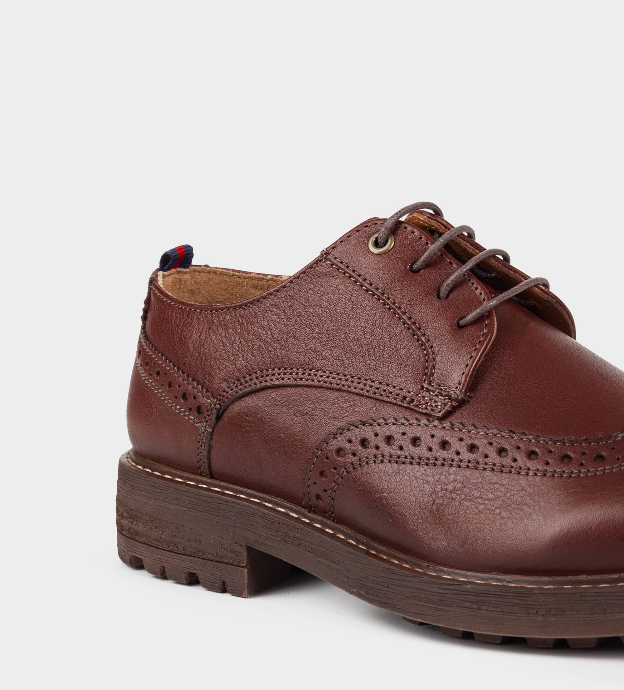 DERBY WINGTIP PIEL CAFÉ