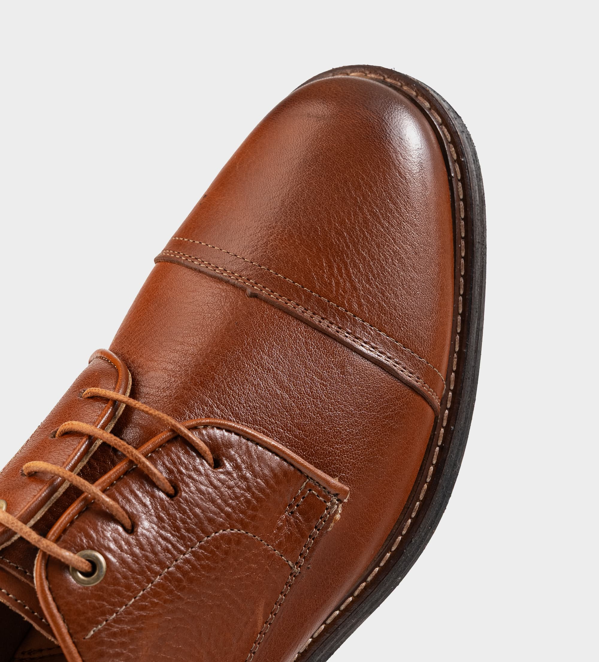 ZAPATO DERBY PIEL PREMIUM MIEL