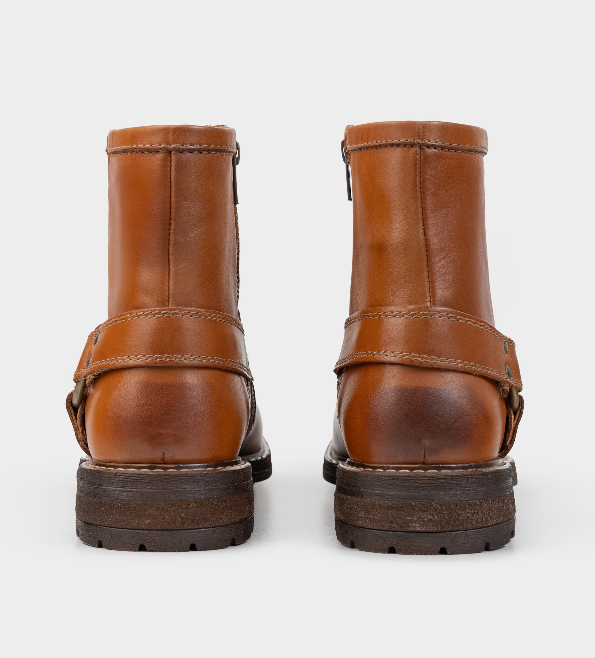 BOTA BIKER PIEL MIEL