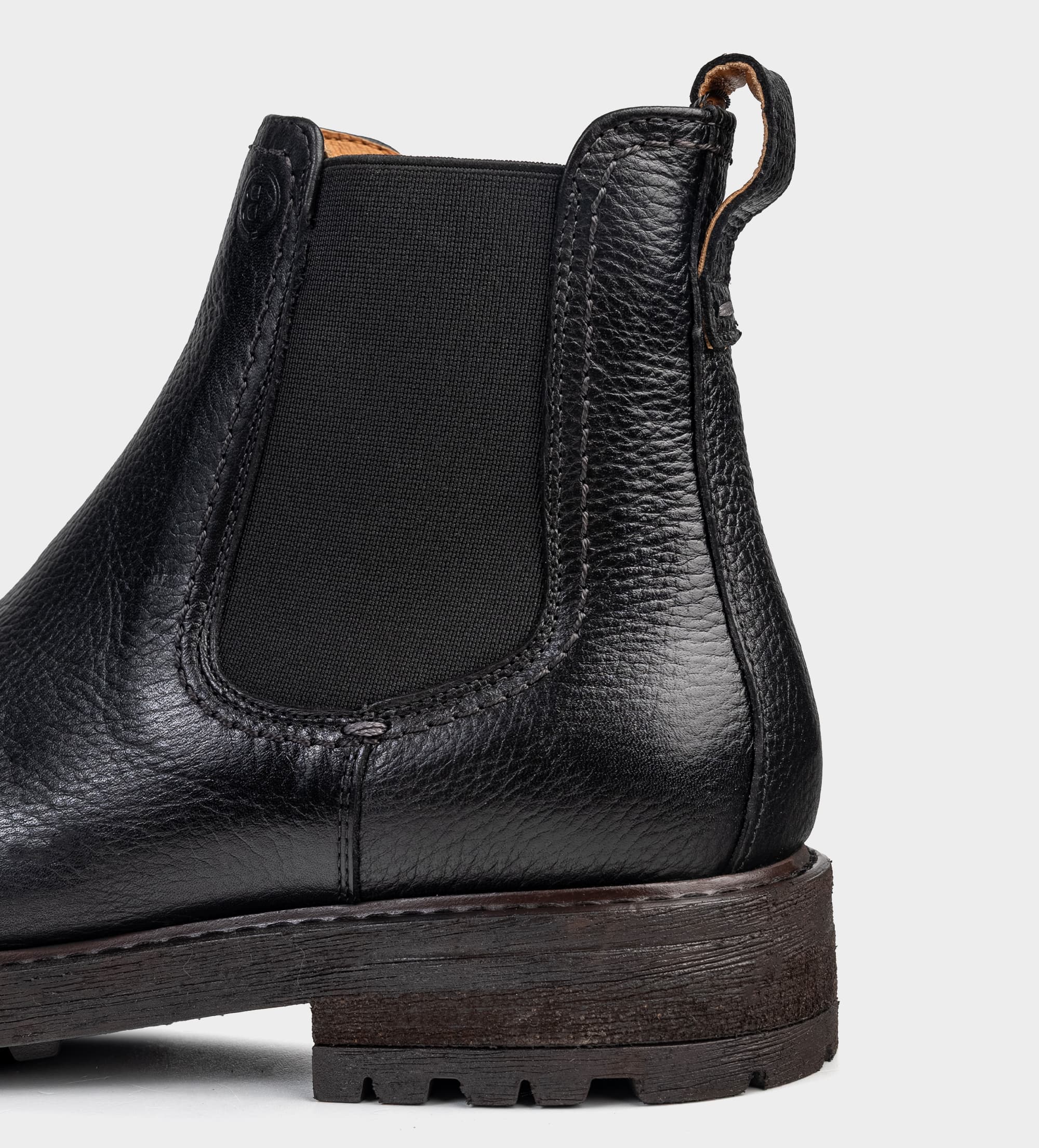 BOTÍN CHELSEA CASUAL PIEL NEGRO