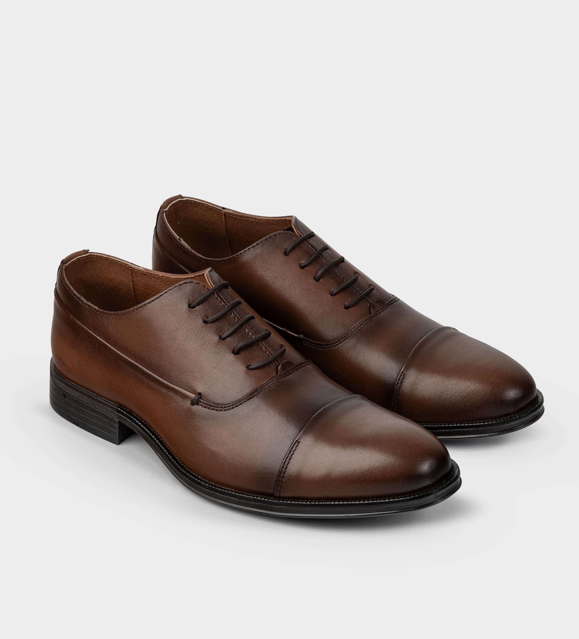 ZAPATO OXFORD PIEL CAFÉ