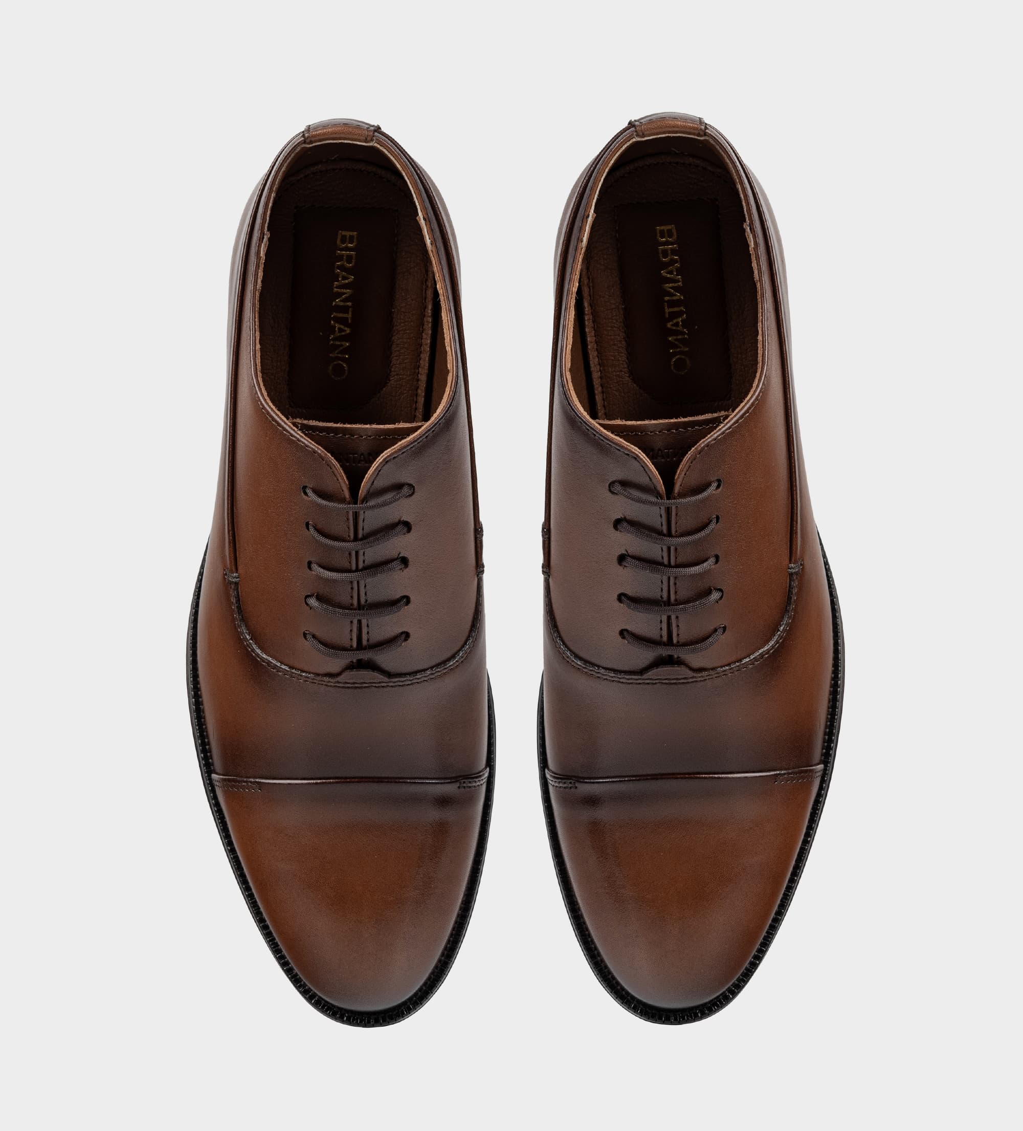 ZAPATO OXFORD PIEL CAFÉ