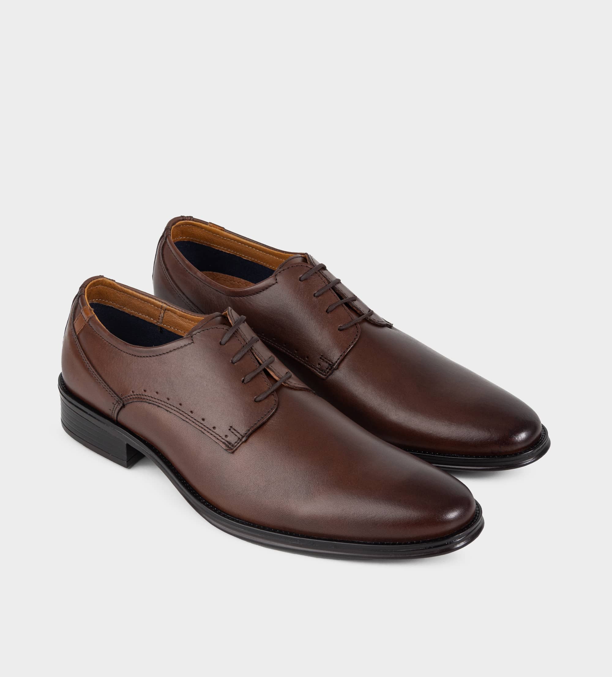 ZAPATO OXFORD PIEL CAFÉ