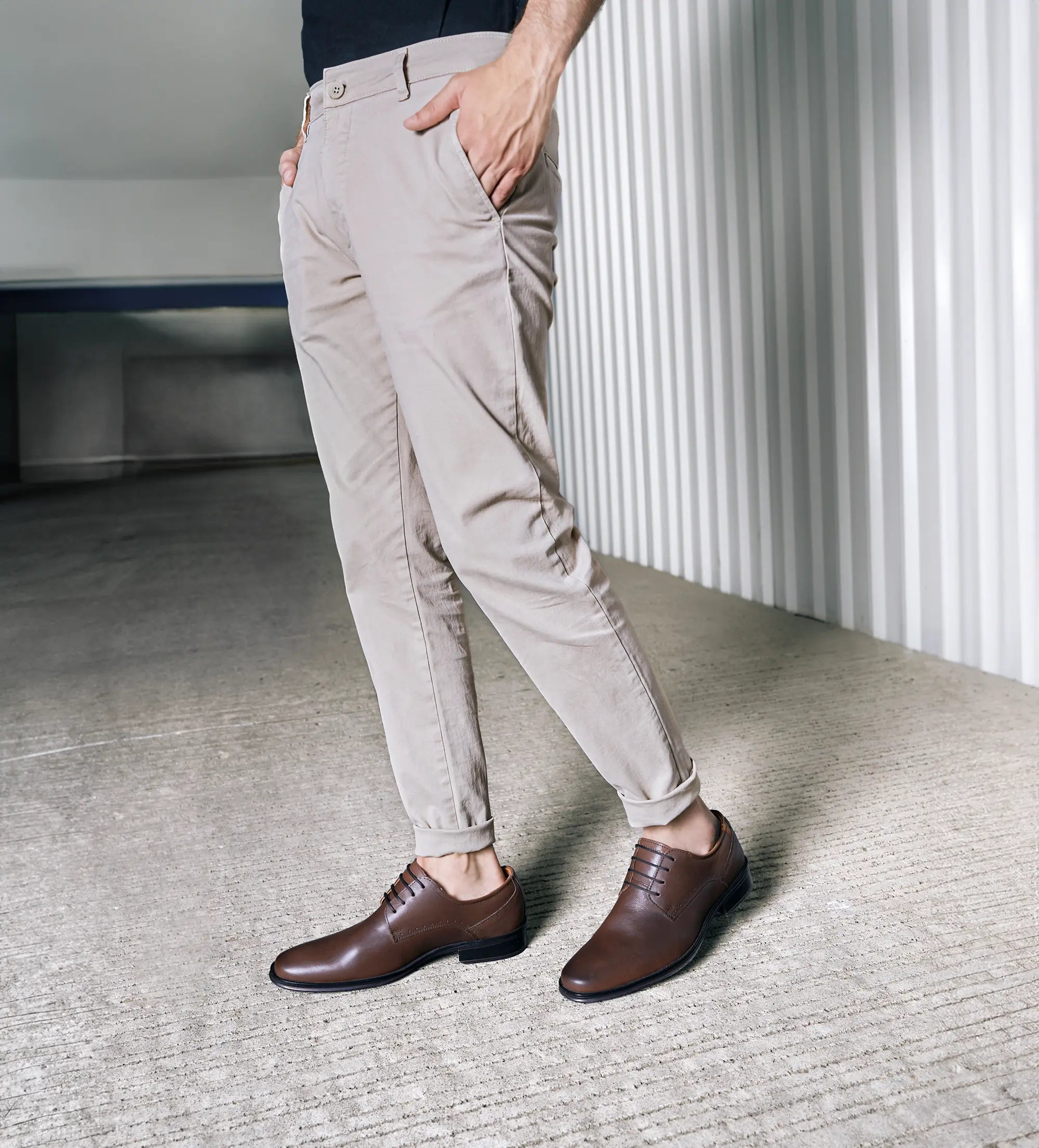 ZAPATO OXFORD PIEL CAFÉ