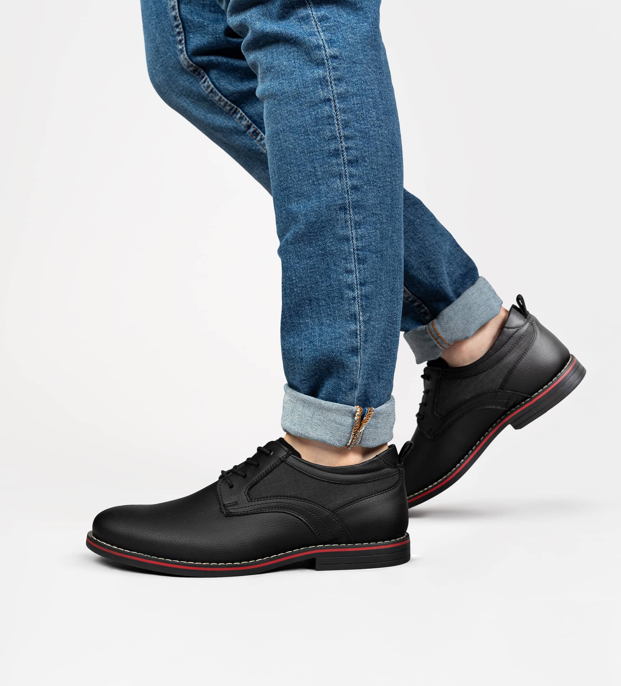 DERBY CASUAL TEXTURA NEGRO