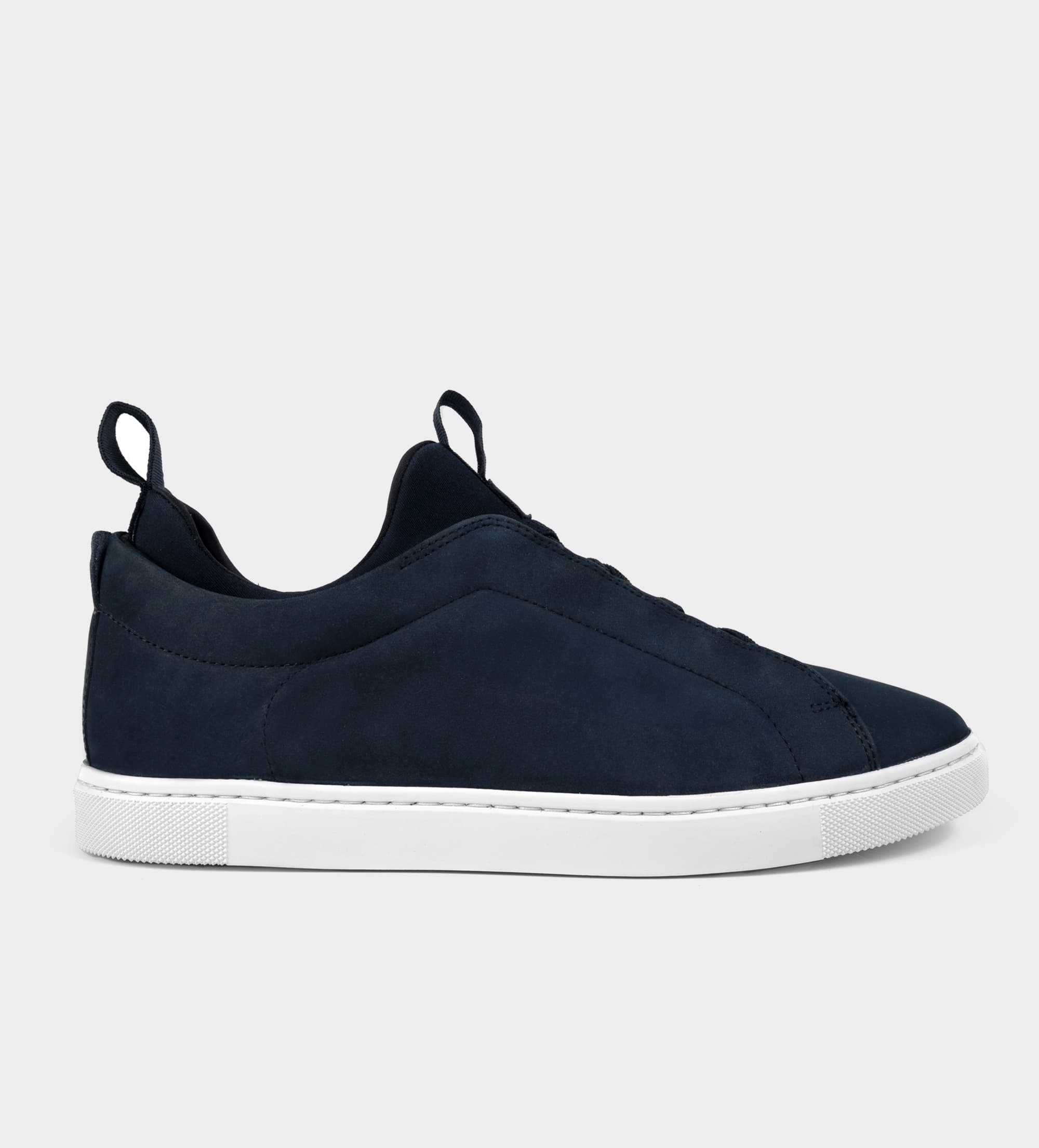 SNEAKER SLIP ON NOBUCK AZUL