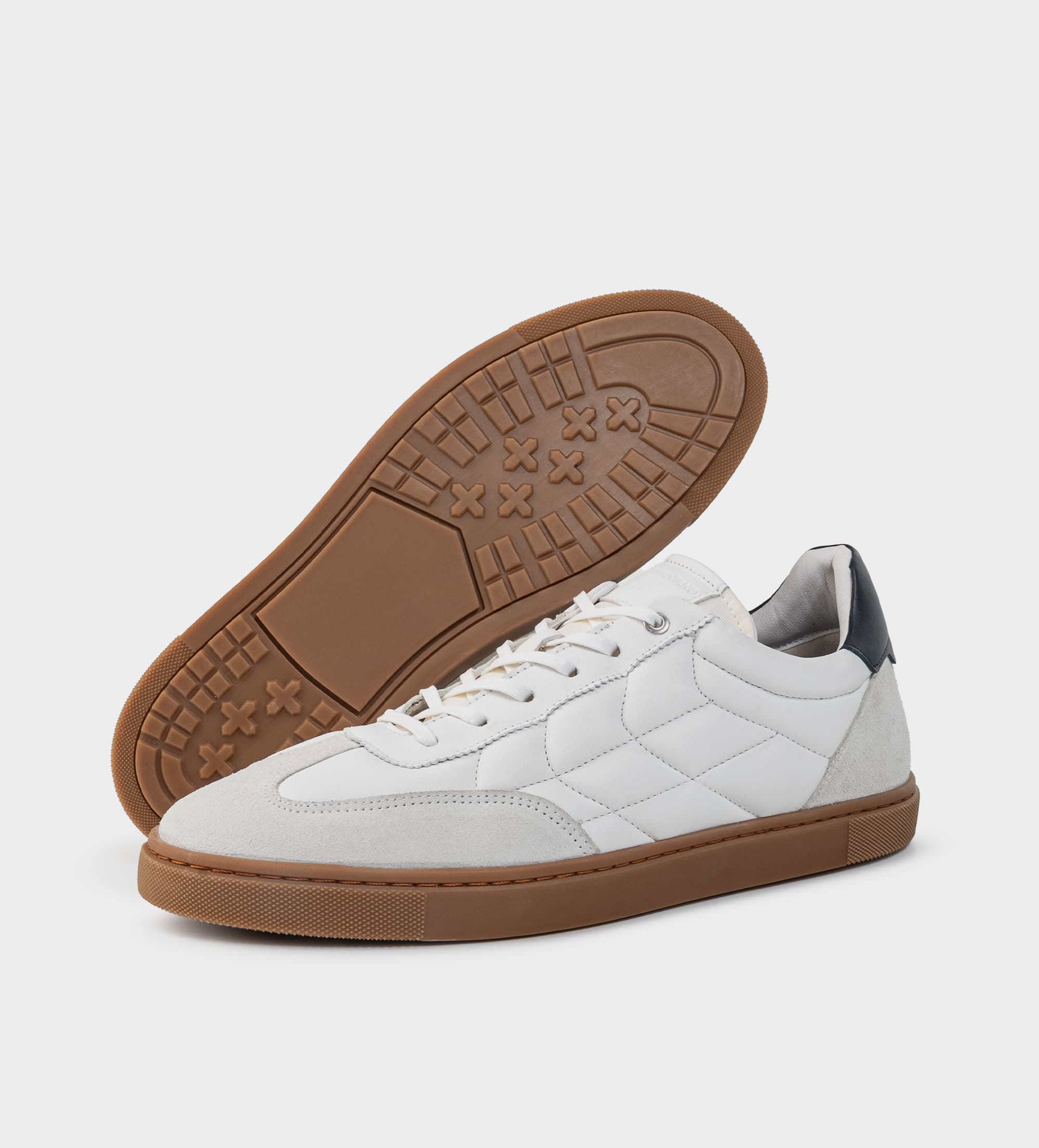 SNEAKER SMART CASUAL PIEL BLANCO