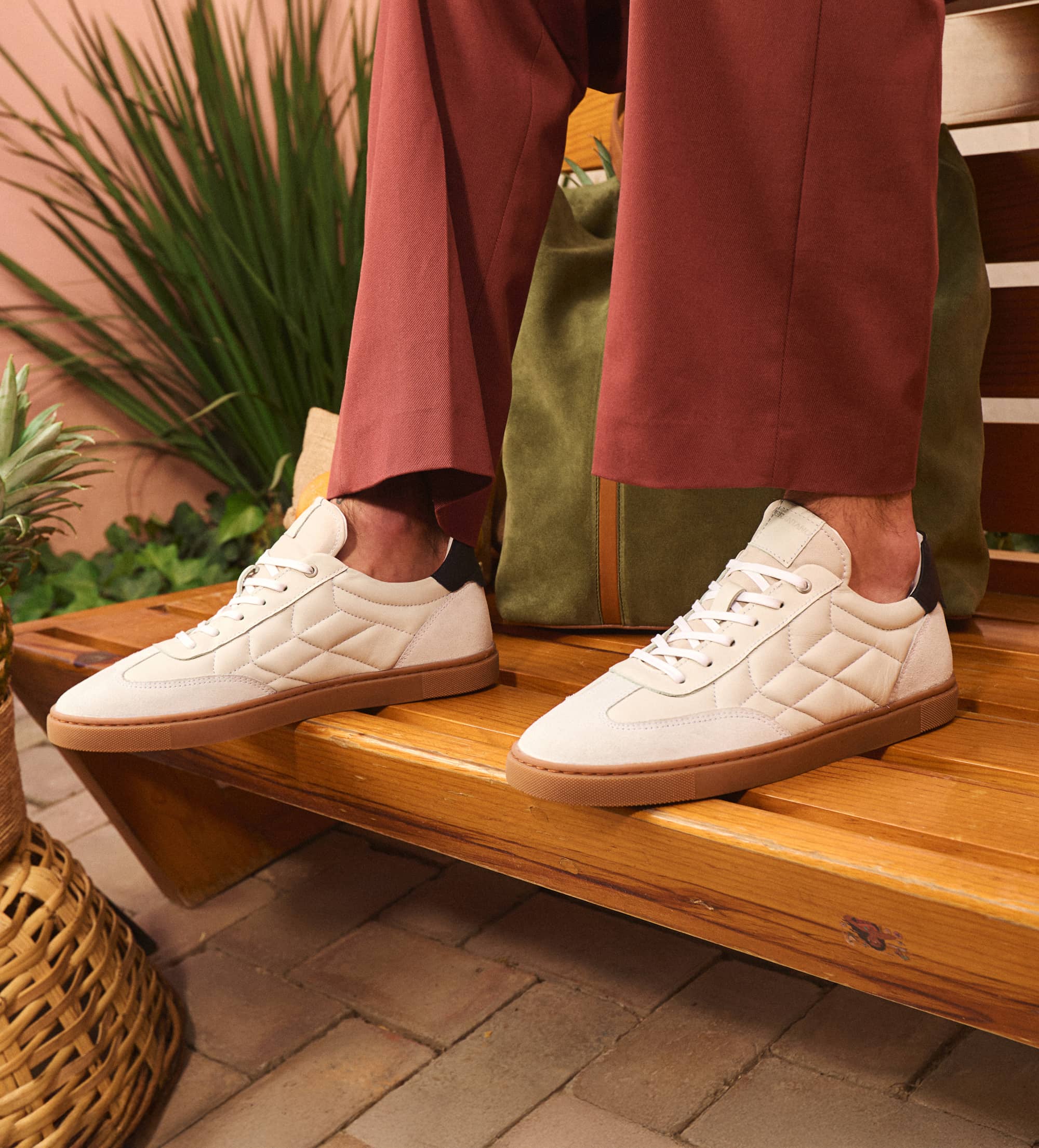 SNEAKER SMART CASUAL PIEL BLANCO