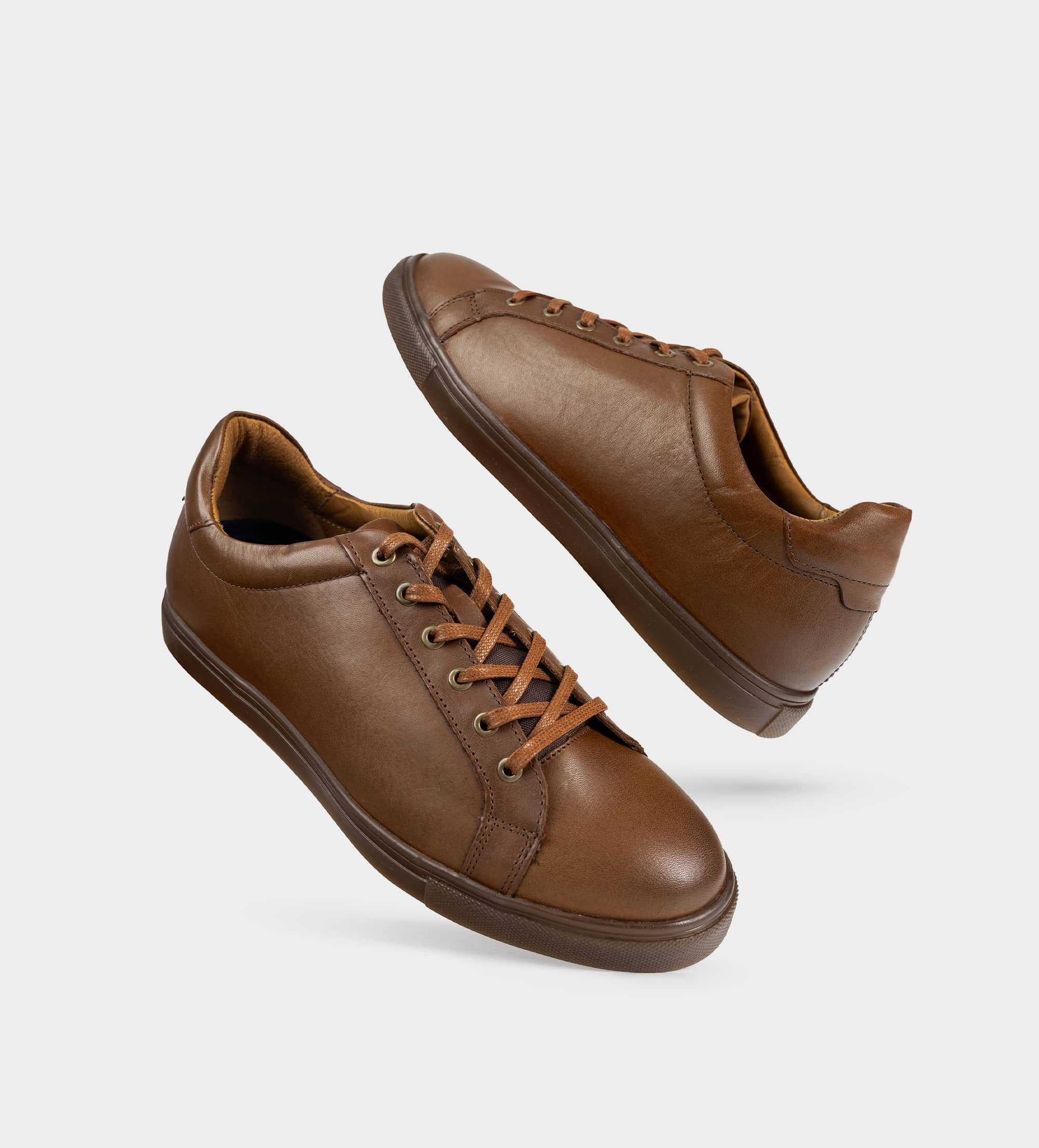 SNEAKER PIEL CAFÉ