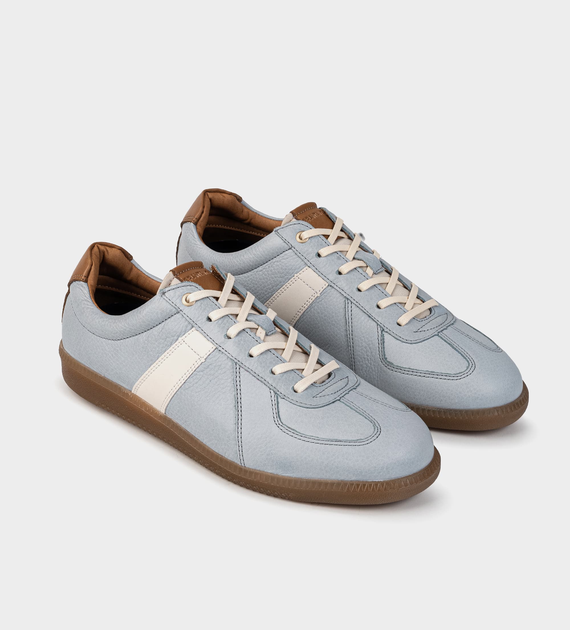 SNEAKER PIEL CASUAL AZUL
