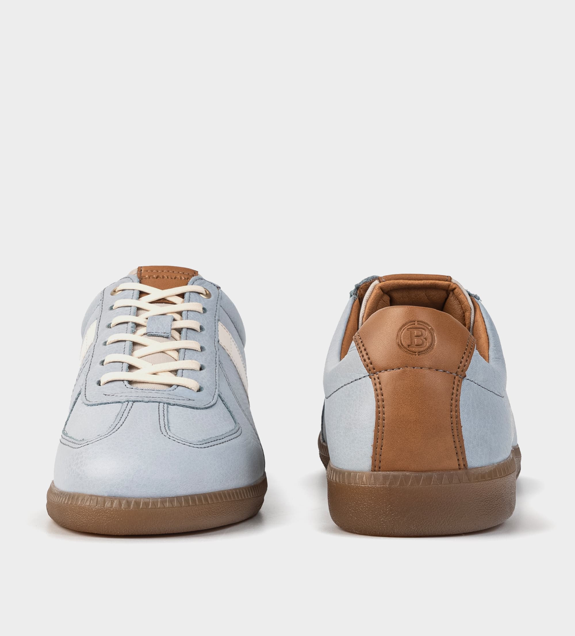 SNEAKER PIEL CASUAL AZUL